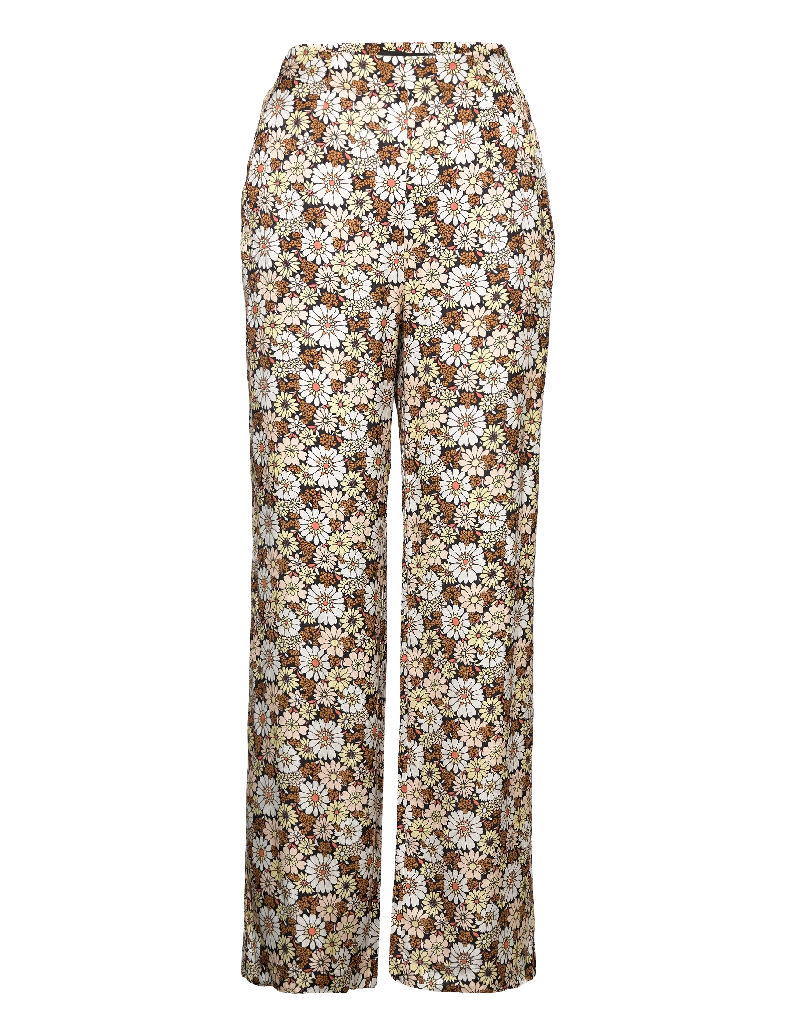 Naja Lauf - VERA PANTS BOUQUET - raka byxor - yellow rose - 0