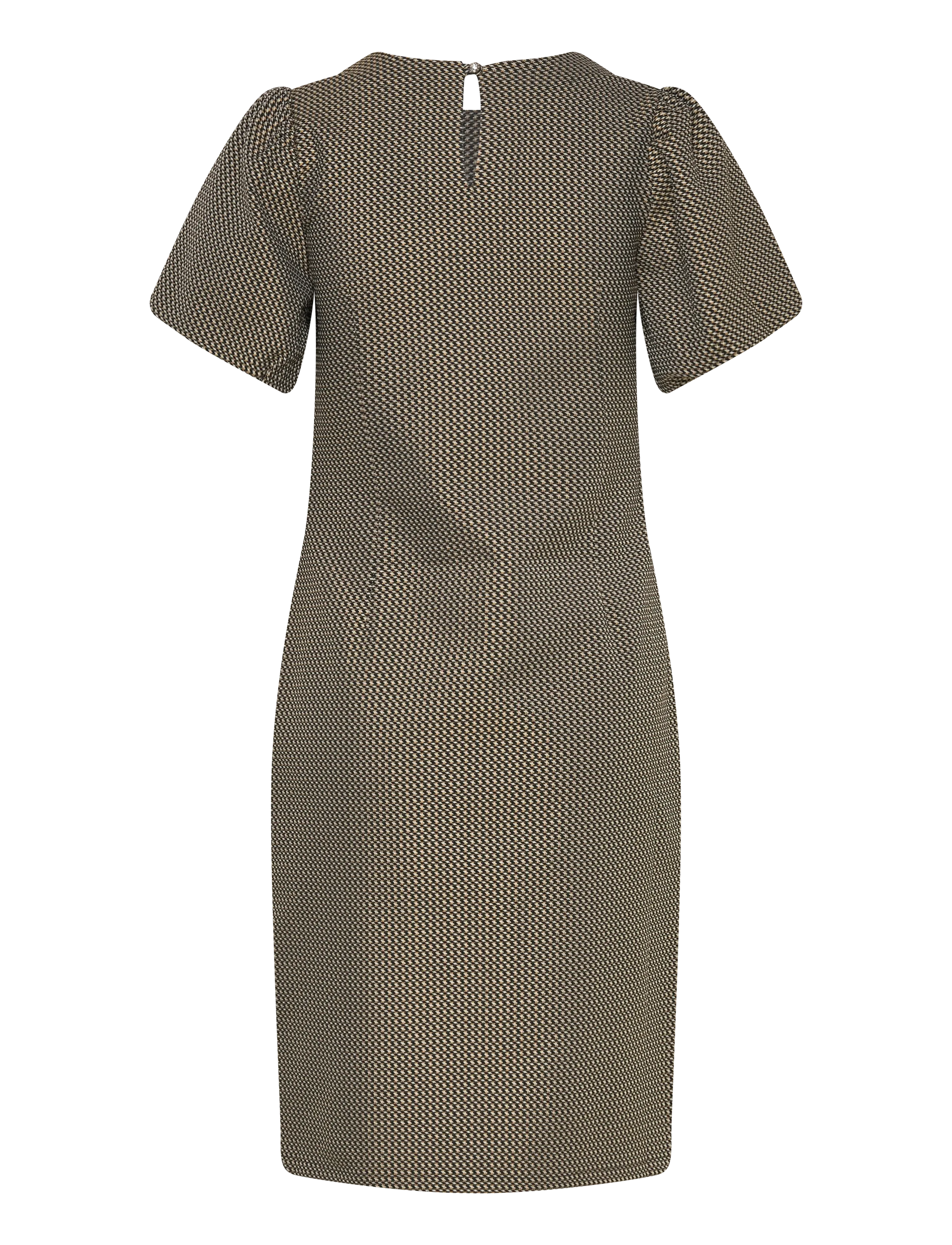 Naja Lauf - ABELONE DRESS 3D STRETCH - midi kjoler - black/beige - 1