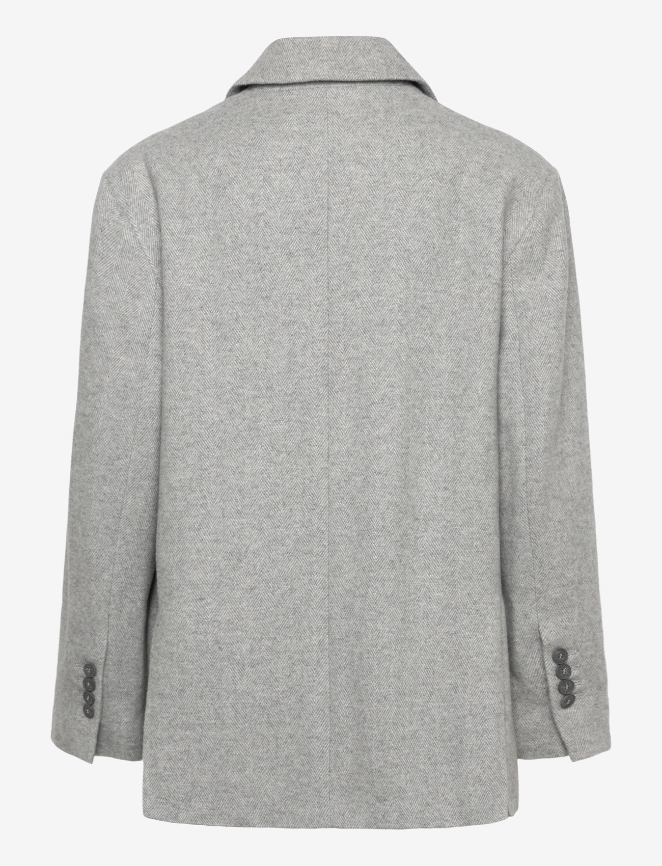 Naja Lauf - FEODORA JACKET SOFT HERRINGBONE - light grey - 1