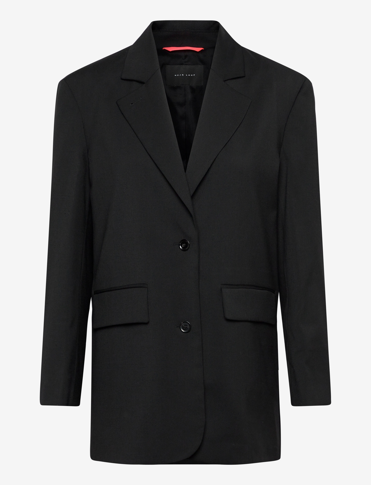 Naja Lauf - FEODORA JACKET EXTRA SUITING - enkeltradede blazere - black - 0