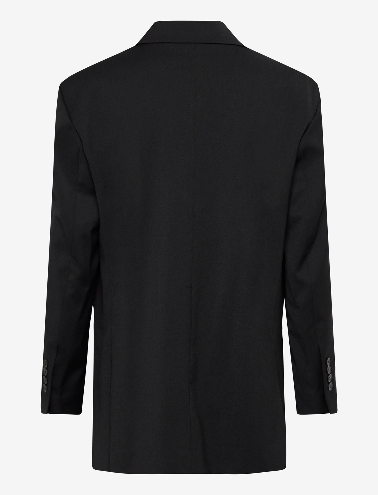 Naja Lauf - FEODORA JACKET EXTRA SUITING - enkeltradede blazere - black - 1