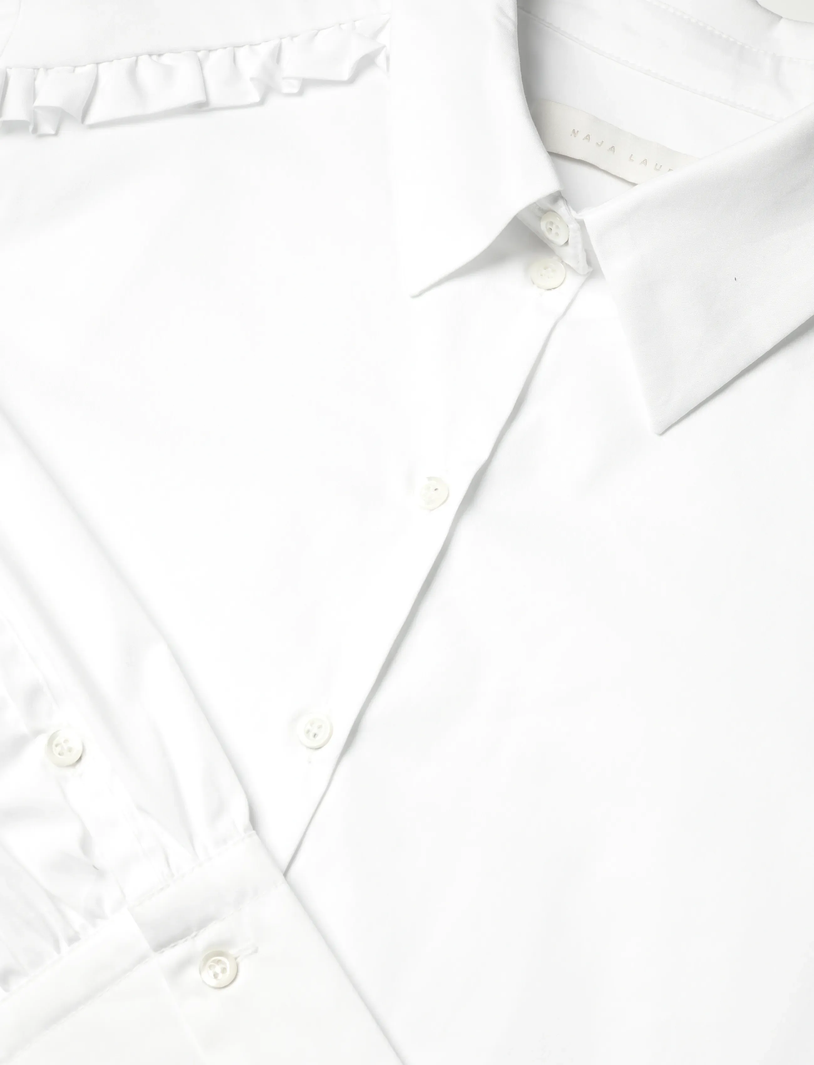 Naja Lauf - KAJSA SHIRT FANCY POPLIN - white - 2