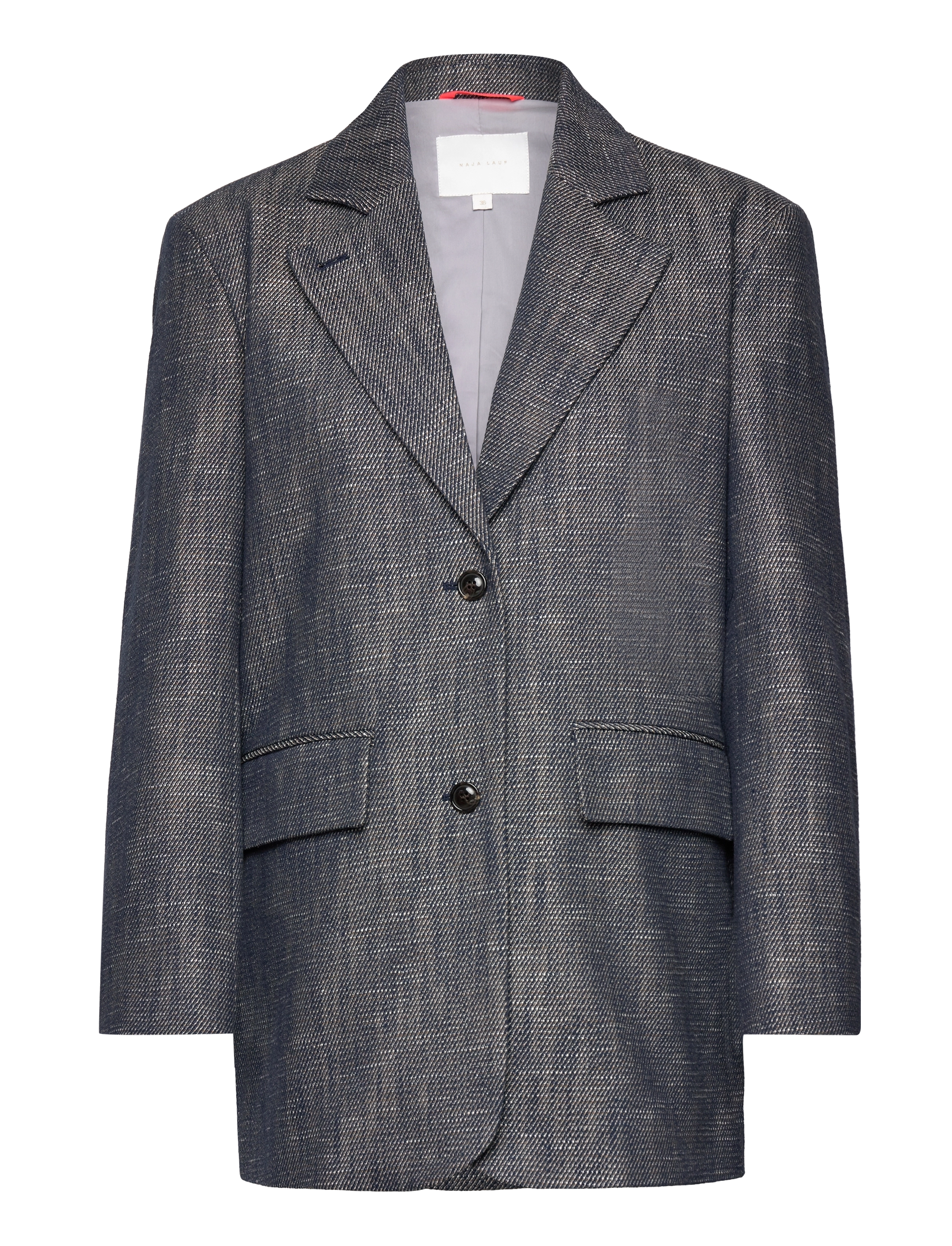 Naja Lauf FEODORA BLAZER ROUGH TWILL - Blazere - DARK BLUE / navy
