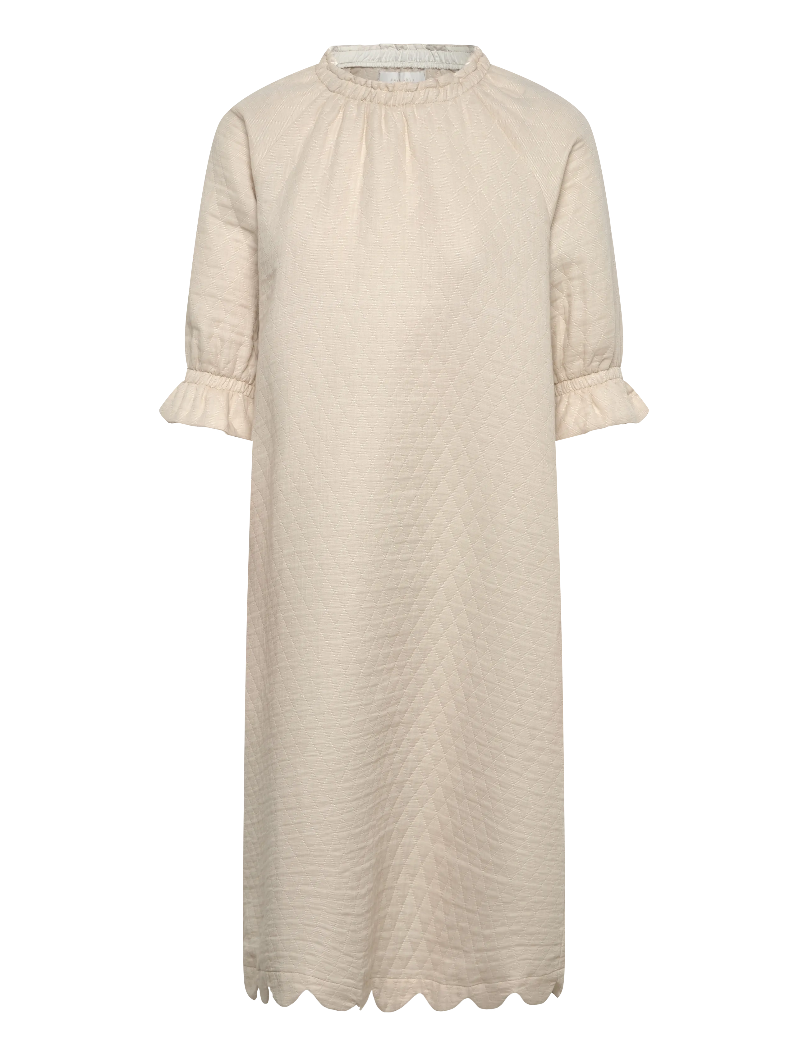 NAJA LAUF Tara Kleid Fine Quilt Beige - 38 - Damen