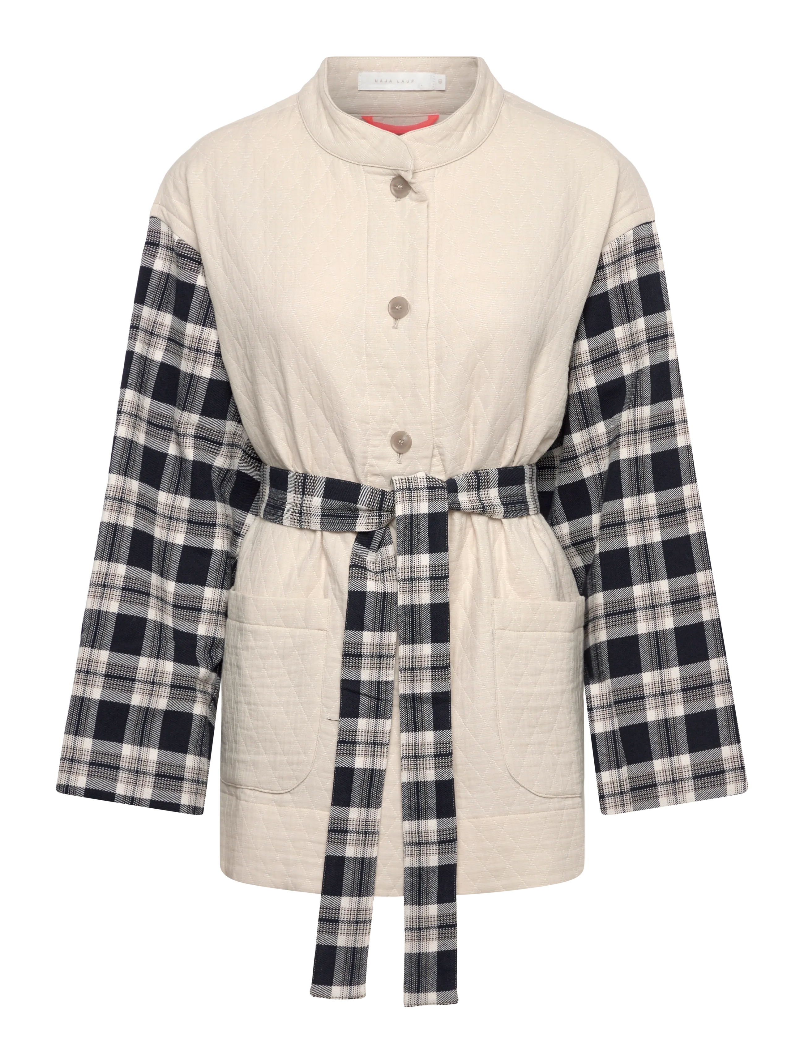 Naja Lauf ELLEN JACKET FINE QUILT - Herbstjacken - SAND / cream