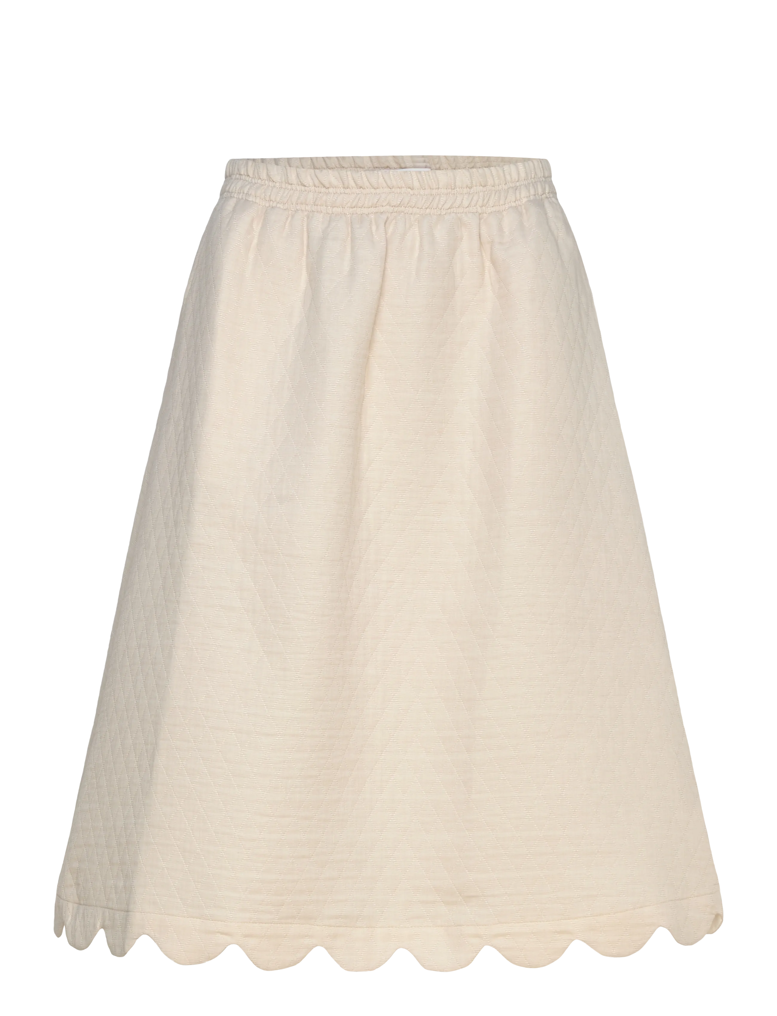 Naja Lauf TILLE SKIRT FINE QUILT - Nederdele - SAND / cream