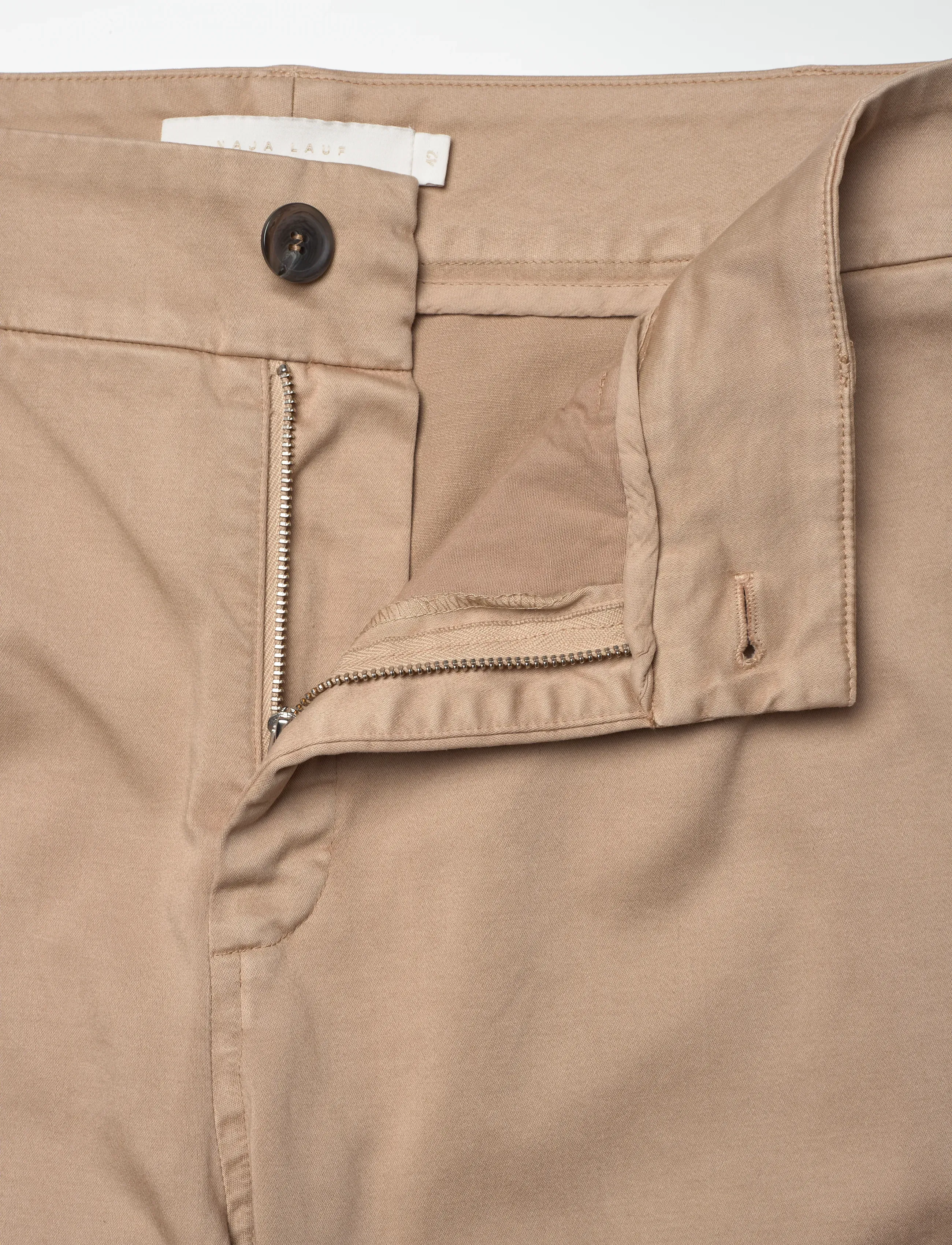 Naja Lauf - MIMMIE PANTS WASHED SATEEN - nougat - 3