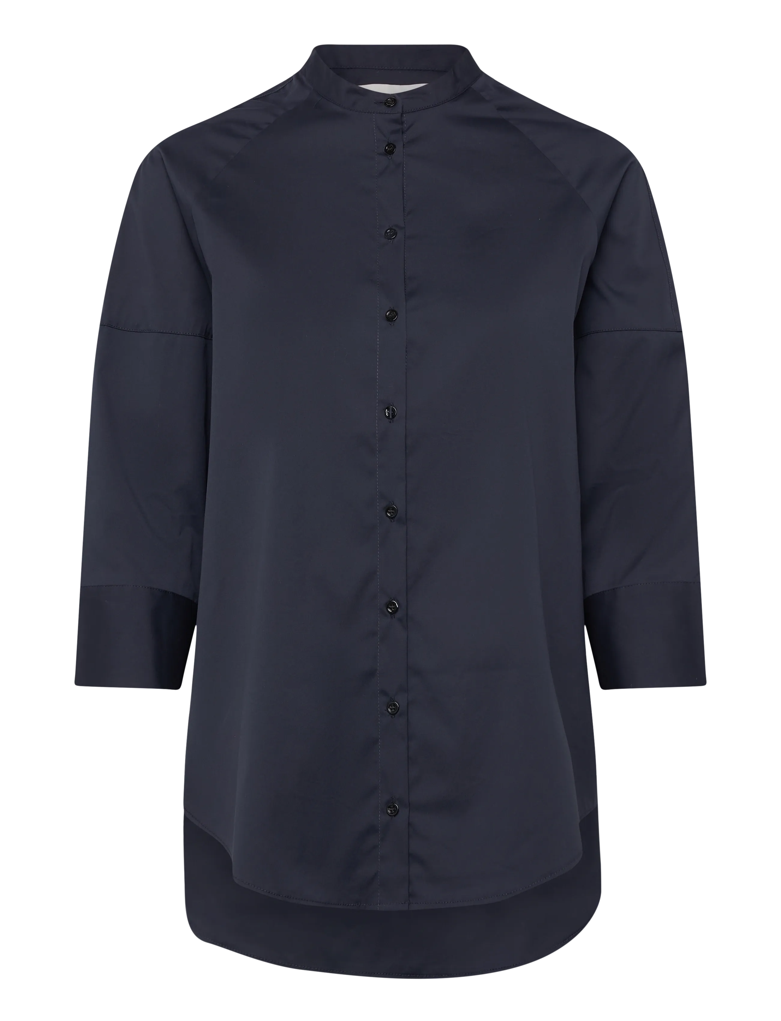 CELIA SHIRT FANCY POPLIN - NAVY