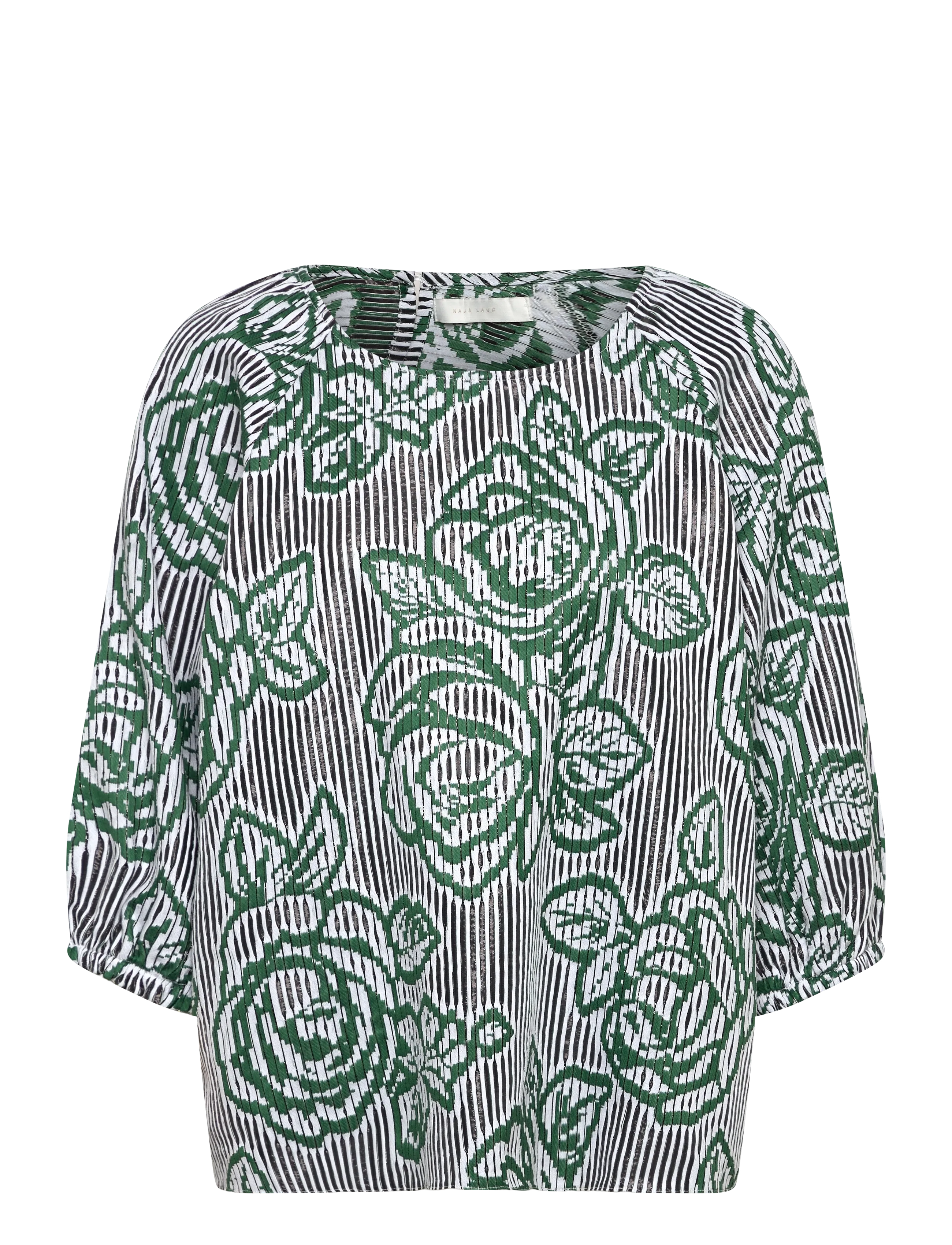 Naja Lauf DINA BLOUSE BLIND ROSE - Naja Lauf - GREEN / green