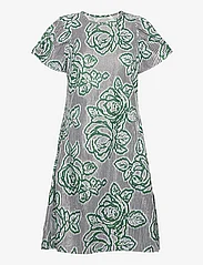 Naja Lauf - NOMI DRESS BLIND ROSE - t-shirt dresses - green - 0