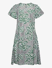 Naja Lauf - NOMI DRESS BLIND ROSE - sukienki koszulowe - green - 1