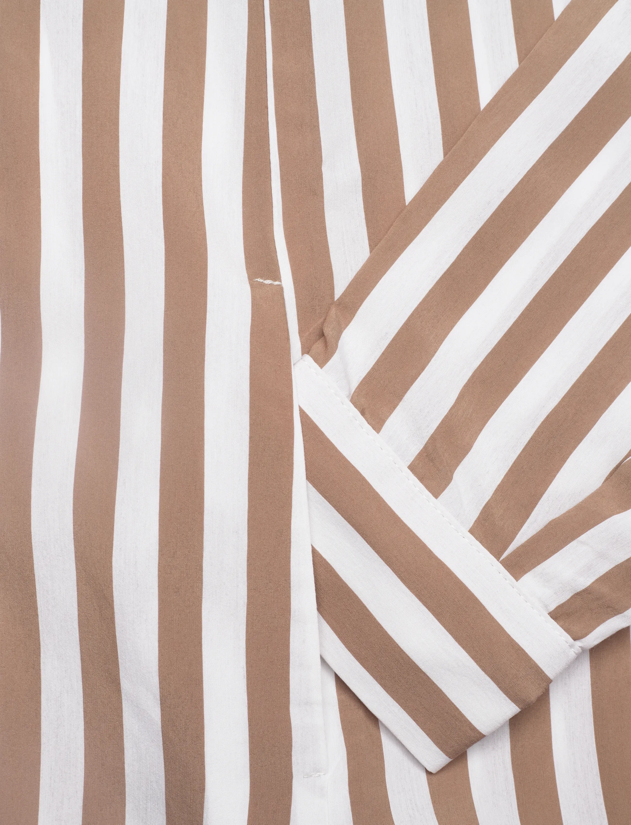 Naja Lauf - OFELIA RIVIERA STRIPE - skjortekjoler - nougat - 5