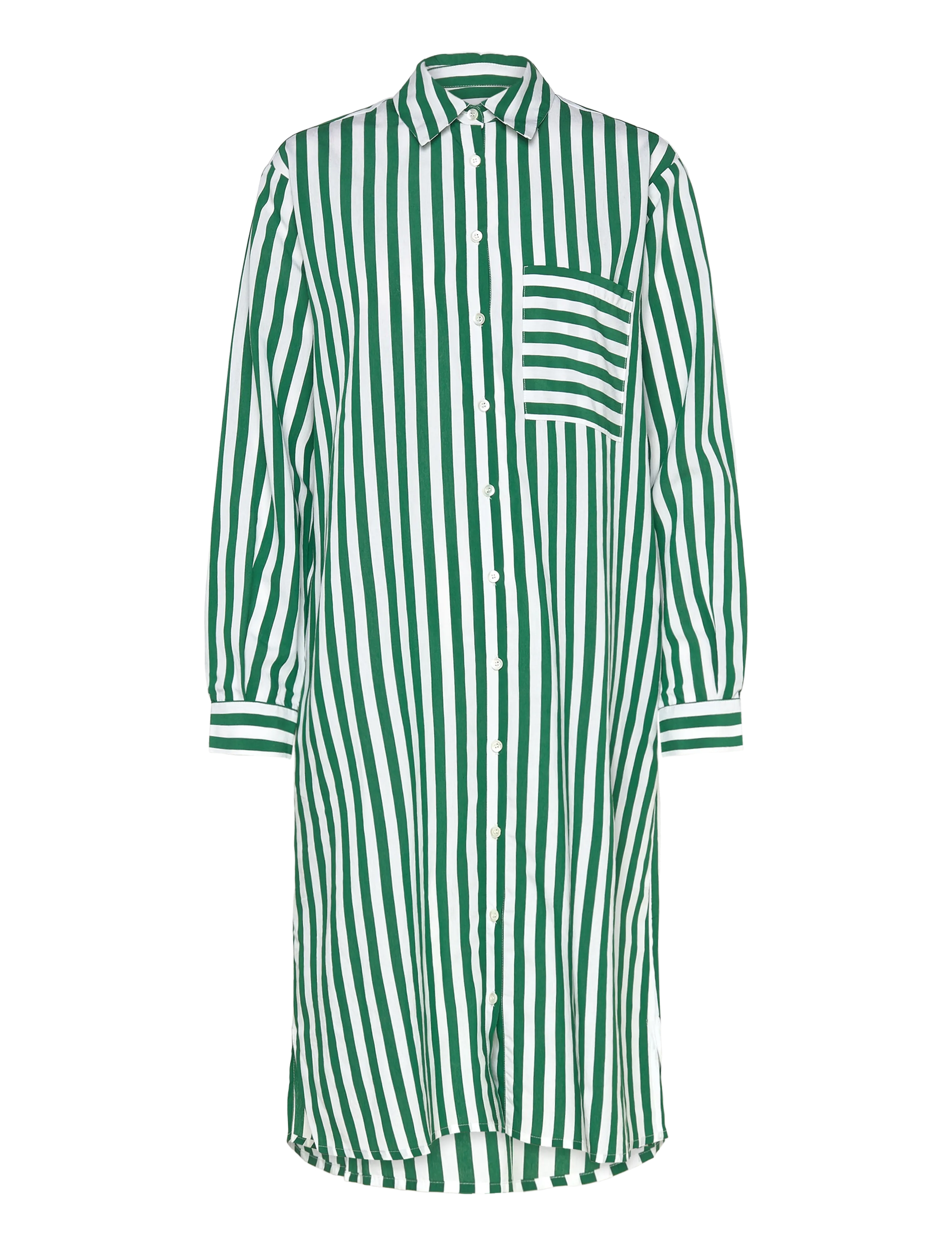 Naja Lauf OFELIA RIVIERA STRIPE - Kjoler - GREEN / green