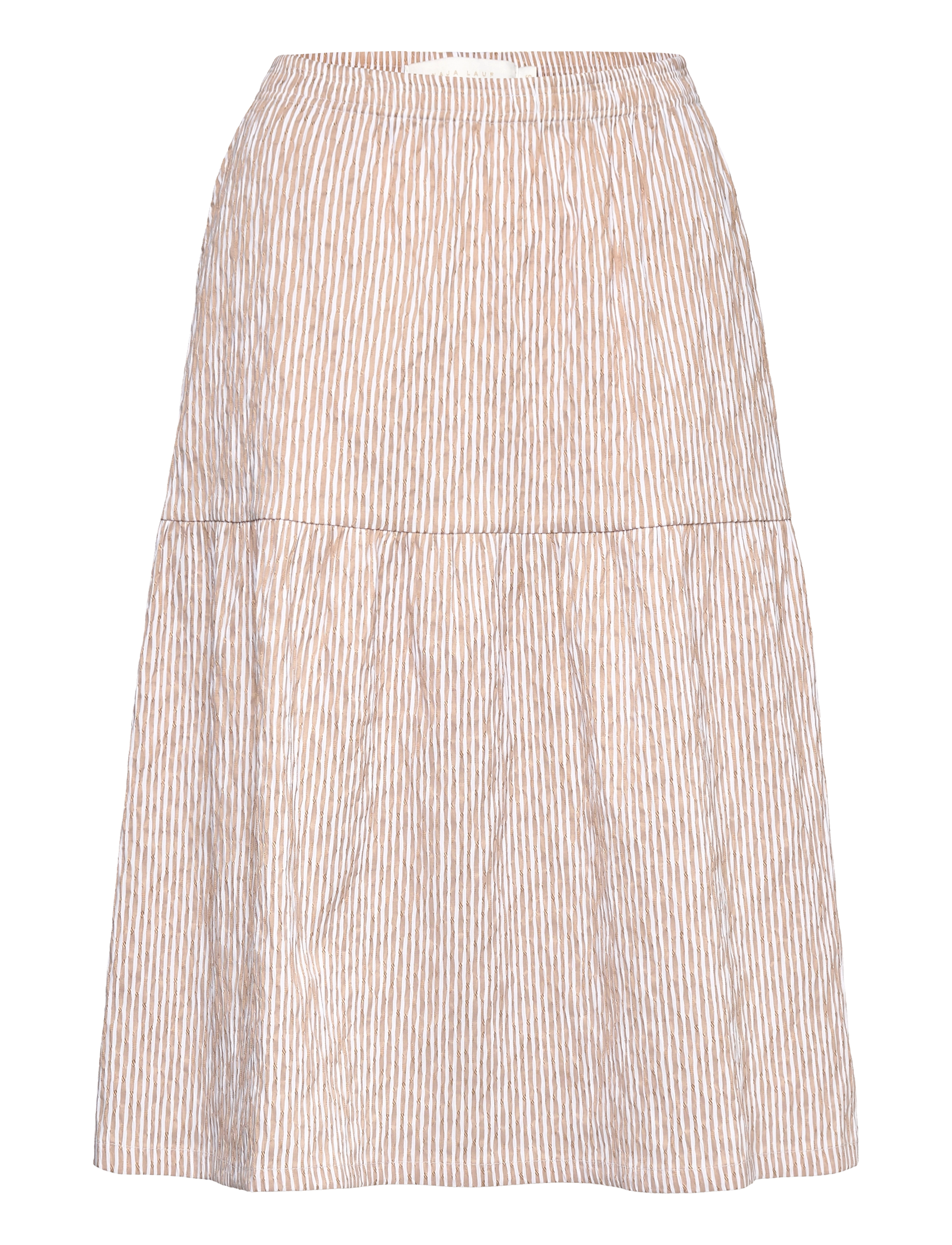 Naja Lauf - MADDIE SKIRT UNEVEN STRIPE - beige - 1