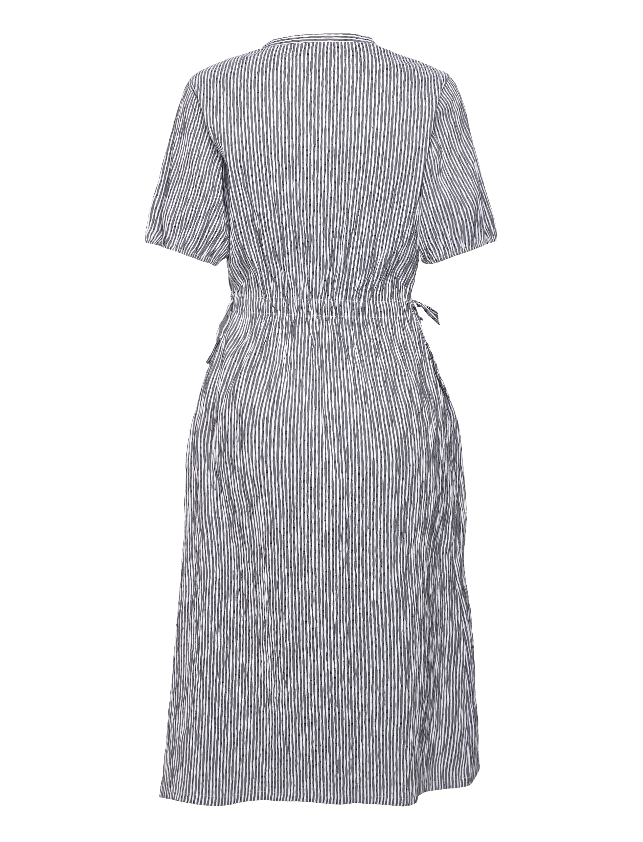 Naja Lauf - JODIE DRESS UNEVEN STRIPE - black - 2