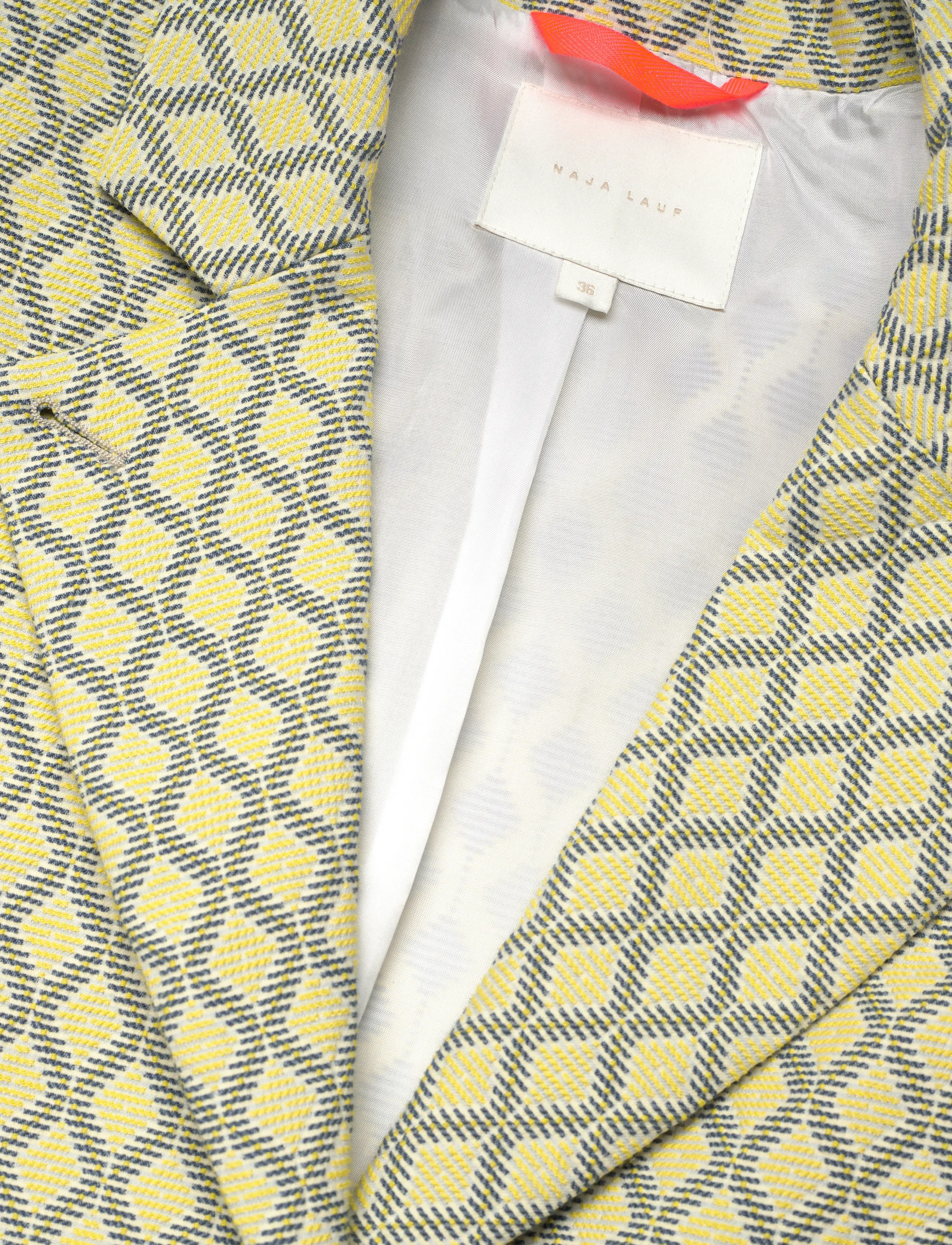 Naja Lauf - FEODORA BLAZER FISHNET - einreihige blazer - blue/yellow - 2