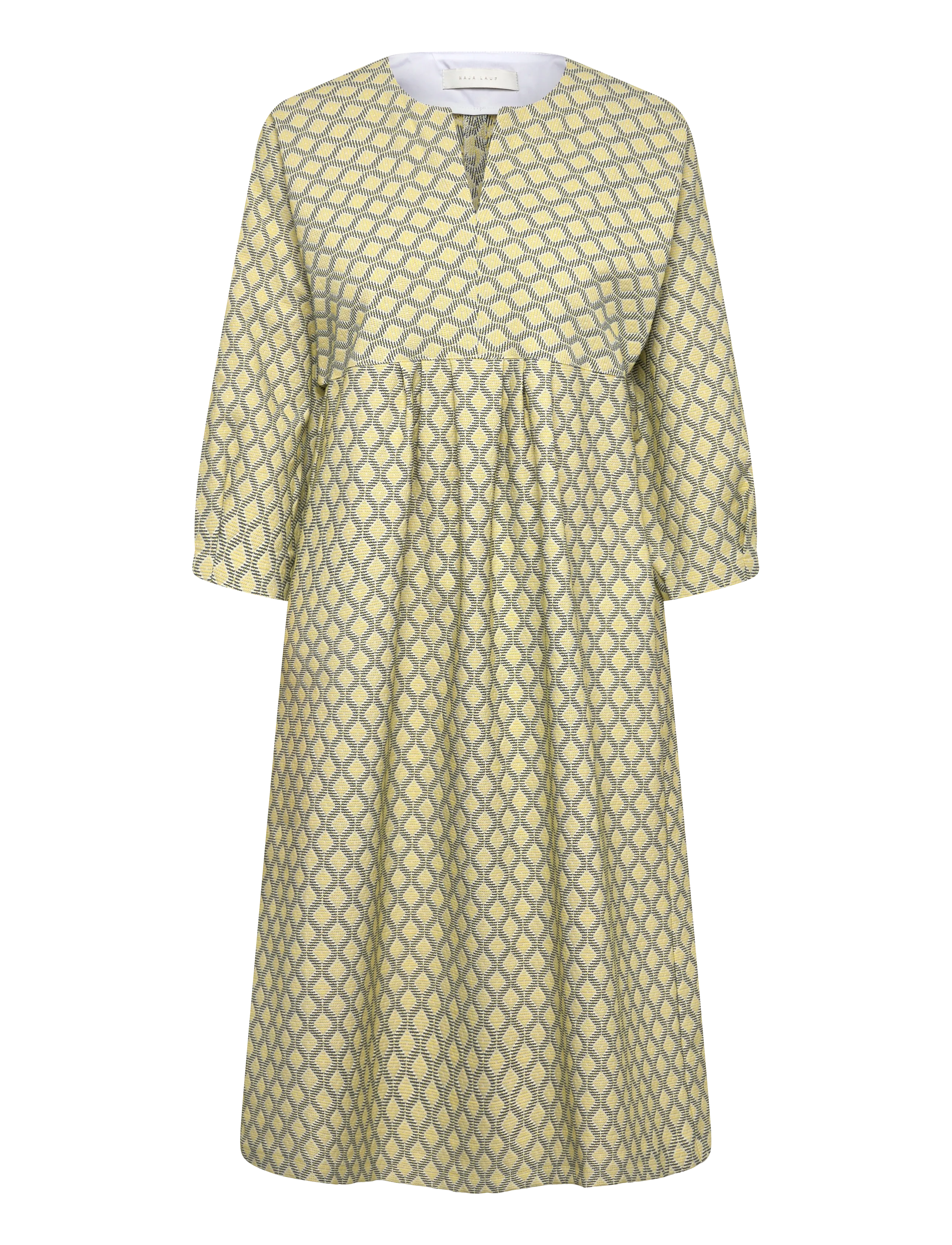 Naja Lauf LILI DRESS FISHNET - Kjoler - BLUE/YELLOW / yellow