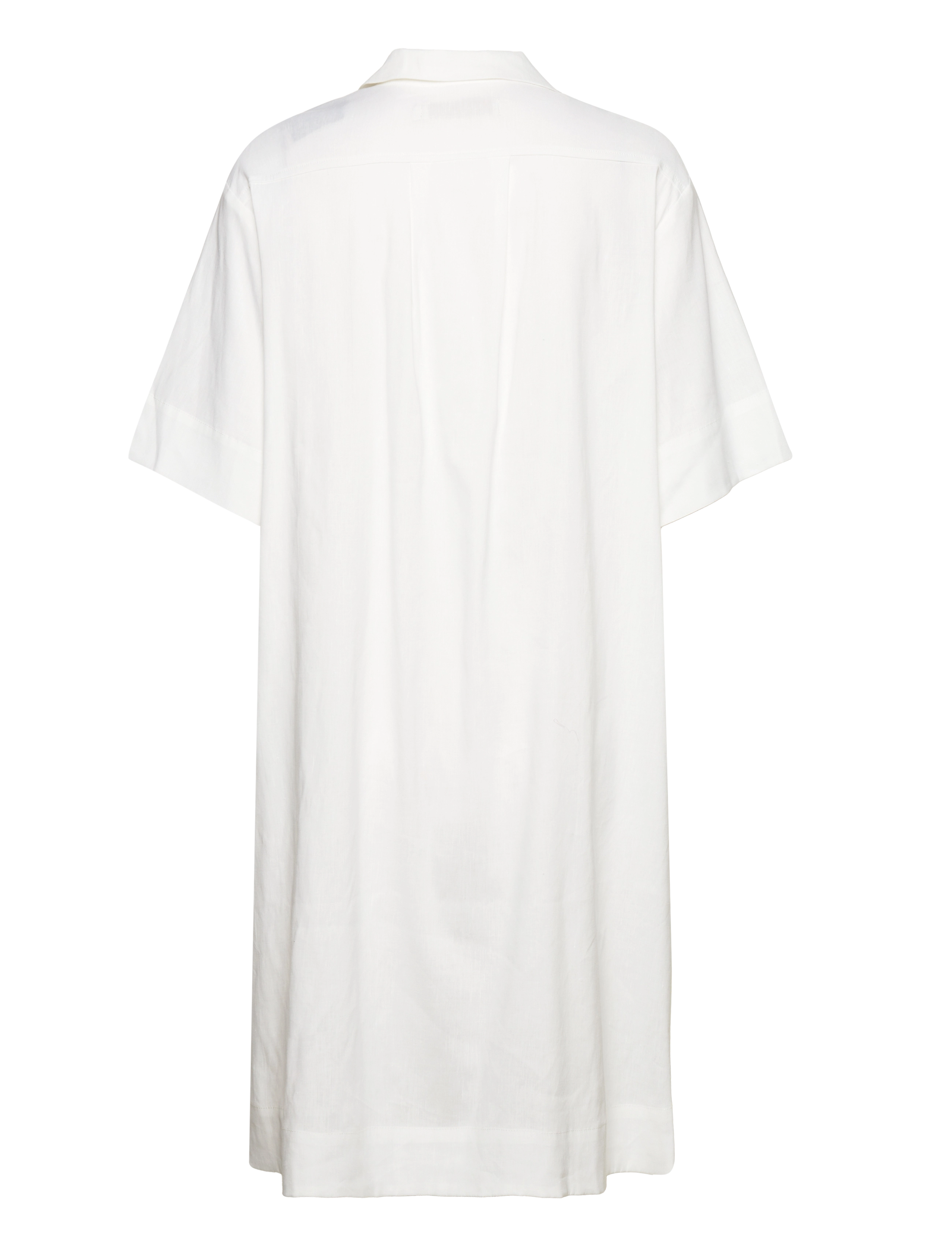 Naja Lauf - KATIE DRESS STRETCH LINEN - hemdkleider - white - 2