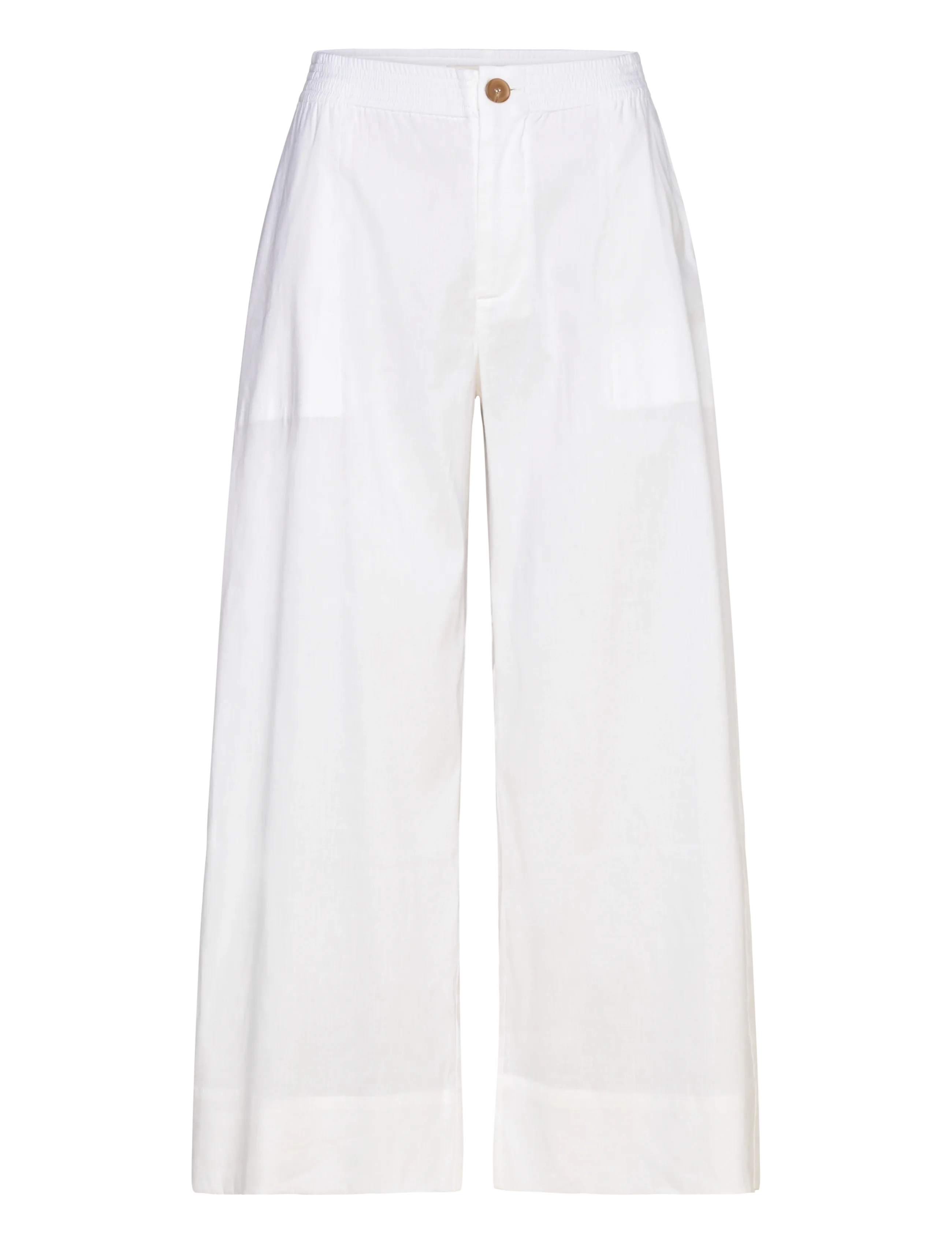 Naja Lauf ASHA PANTS STRETCH LINEN - Bukser - WHITE / white