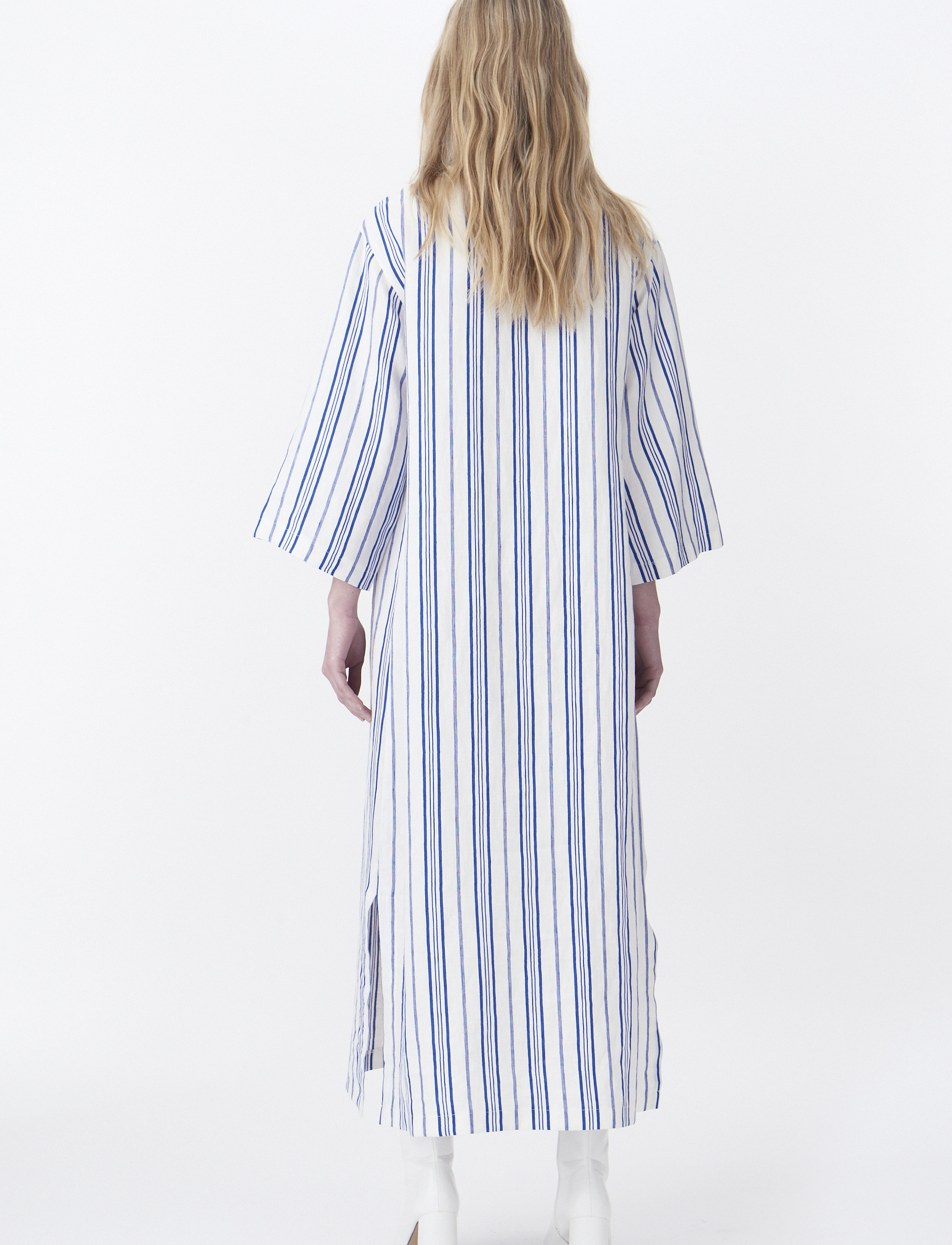 Naja Lauf - SAMOS DRESS TERRACE STRIPE - hemdkleider - bright blue - 5