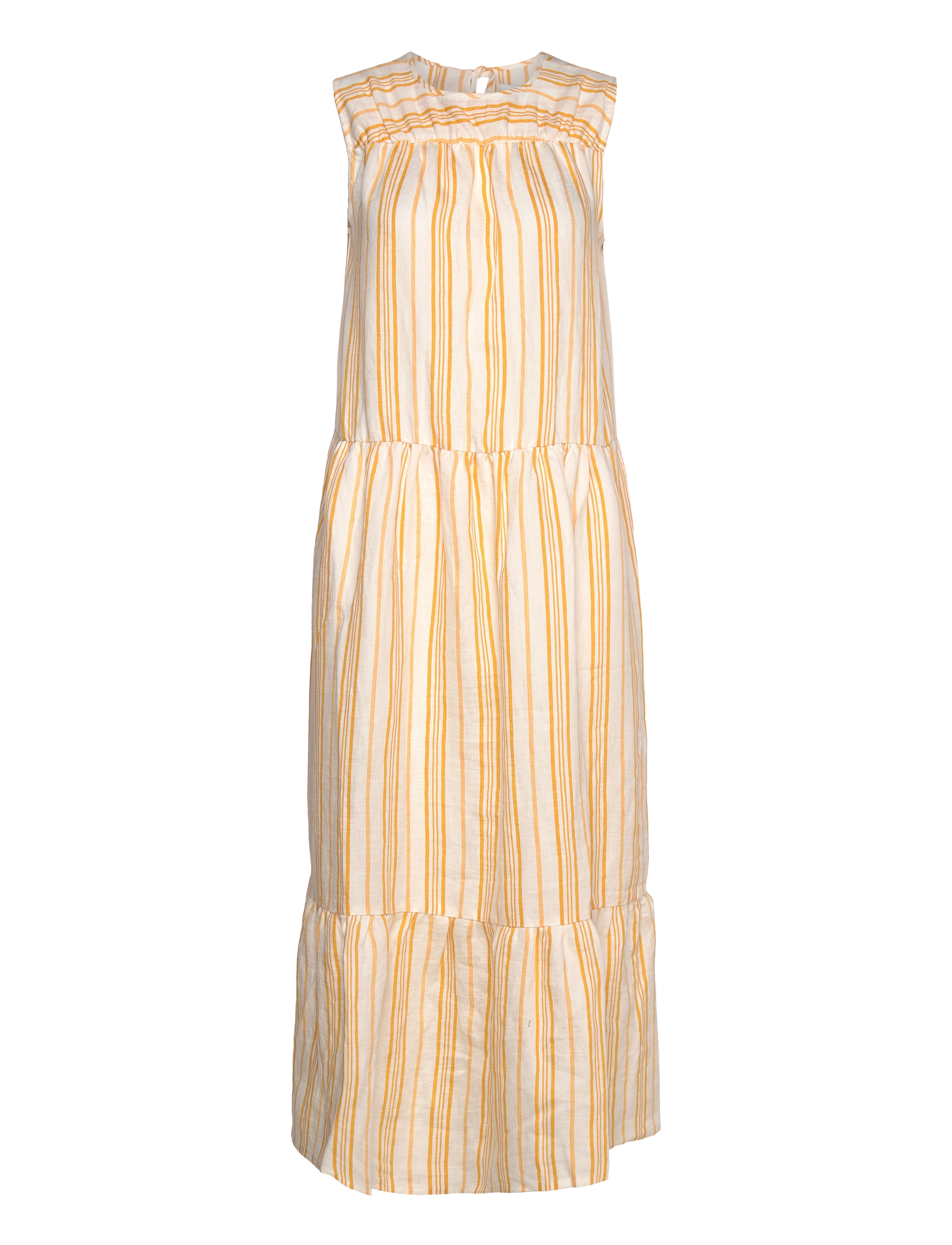 Naja Lauf SAMARA DRESS TERRACE STRIPE - Kjoler - YELLOW / yellow