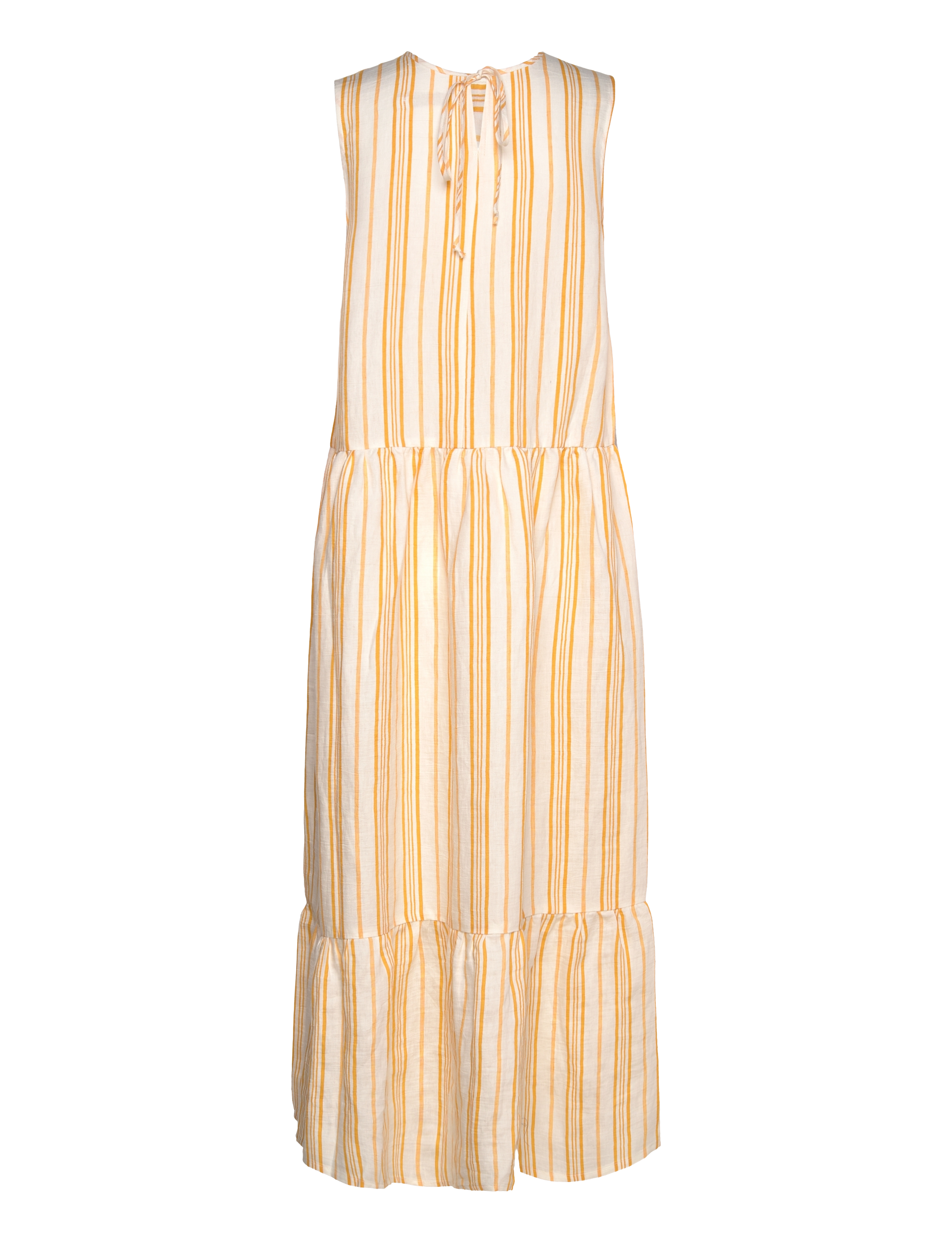 Naja Lauf - SAMARA DRESS TERRACE STRIPE - sommerkleider - yellow - 1