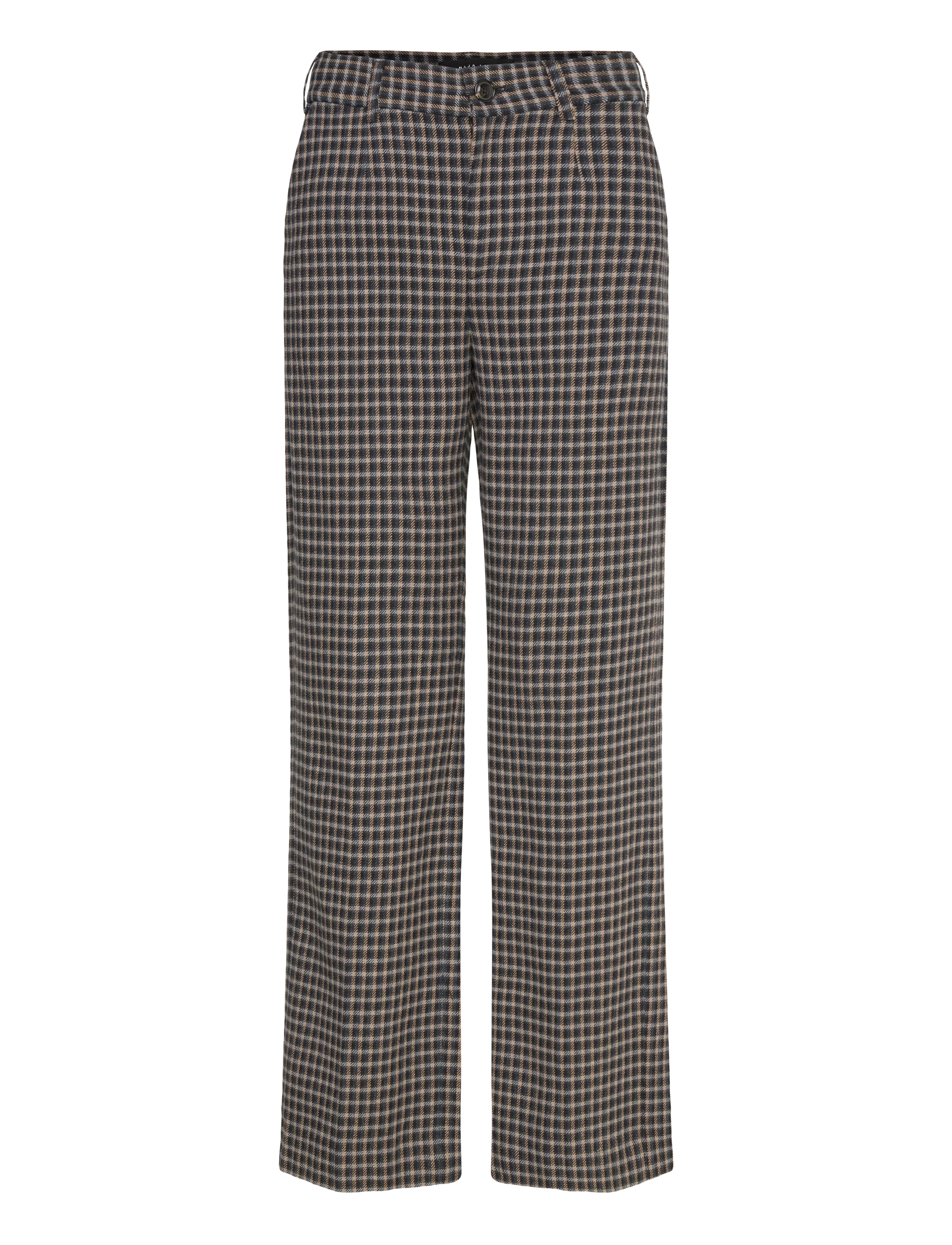 Naja Lauf HELEN PANTS - Formell - BLUE/BEIGE / beige