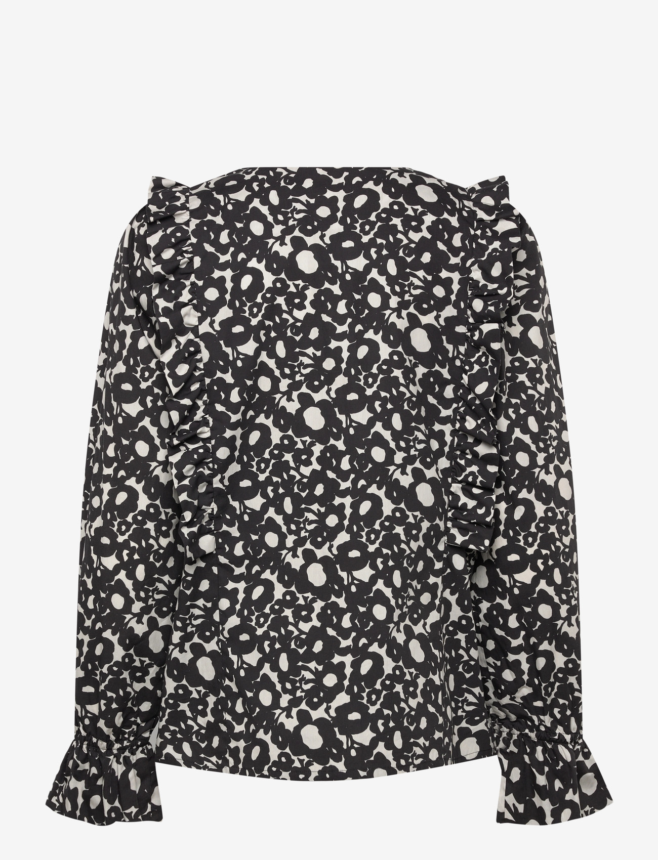Naja Lauf - DALIA BLOUSE - langærmede bluser - black - 1