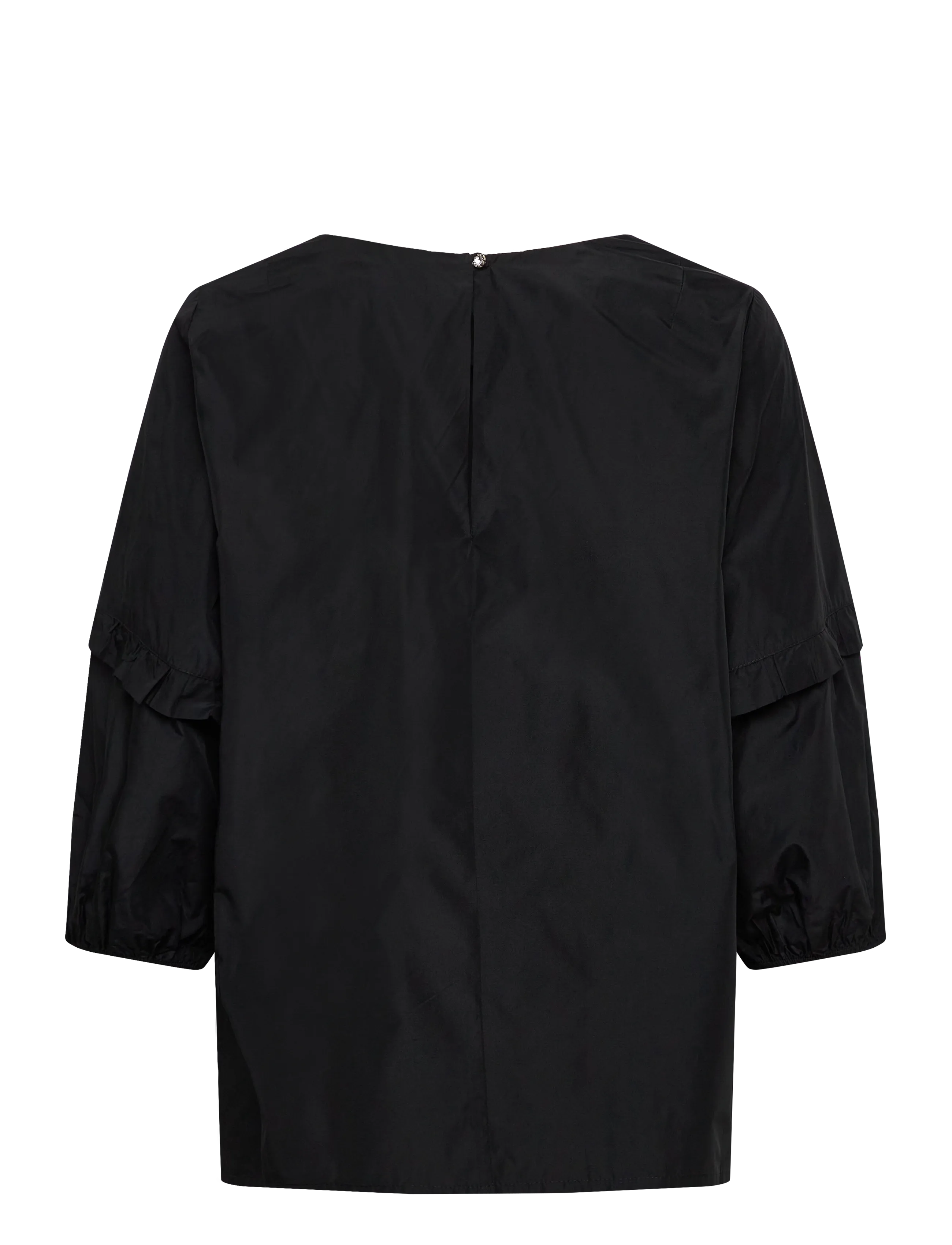 Naja Lauf - JUNE BLOUSE - short-sleeved blouses - black - 1