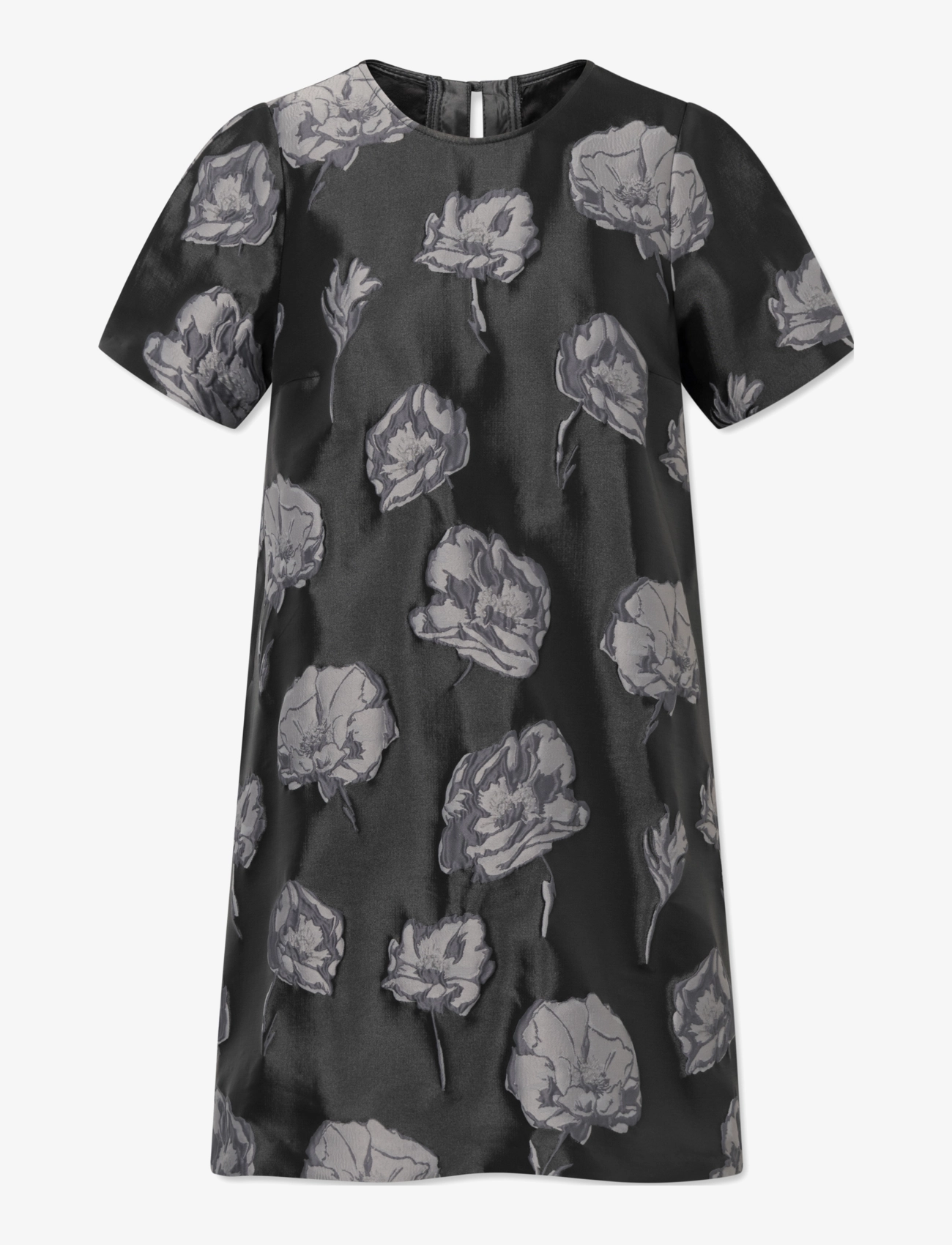 CHANTAL DRESS FLOWER IN THE DARK - BLACK