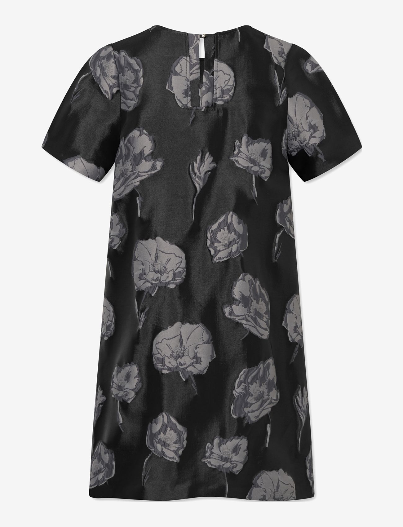 Naja Lauf - CHANTAL DRESS FLOWER IN THE DARK - korte kjoler - black - 1