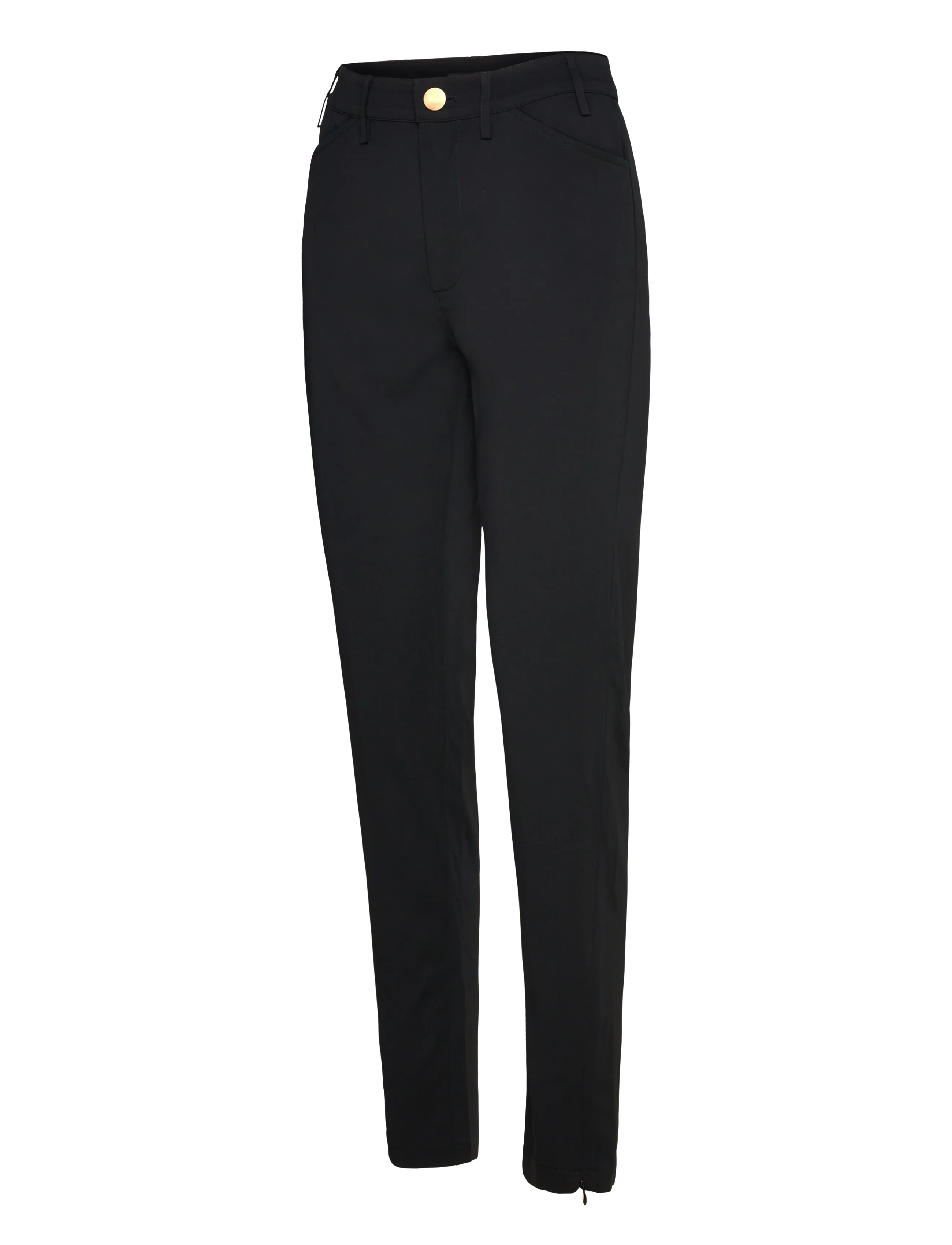 Naja Lauf - CYNTHIA PANTS DENSE STRETCH - bukser med smalle ben - black - 1