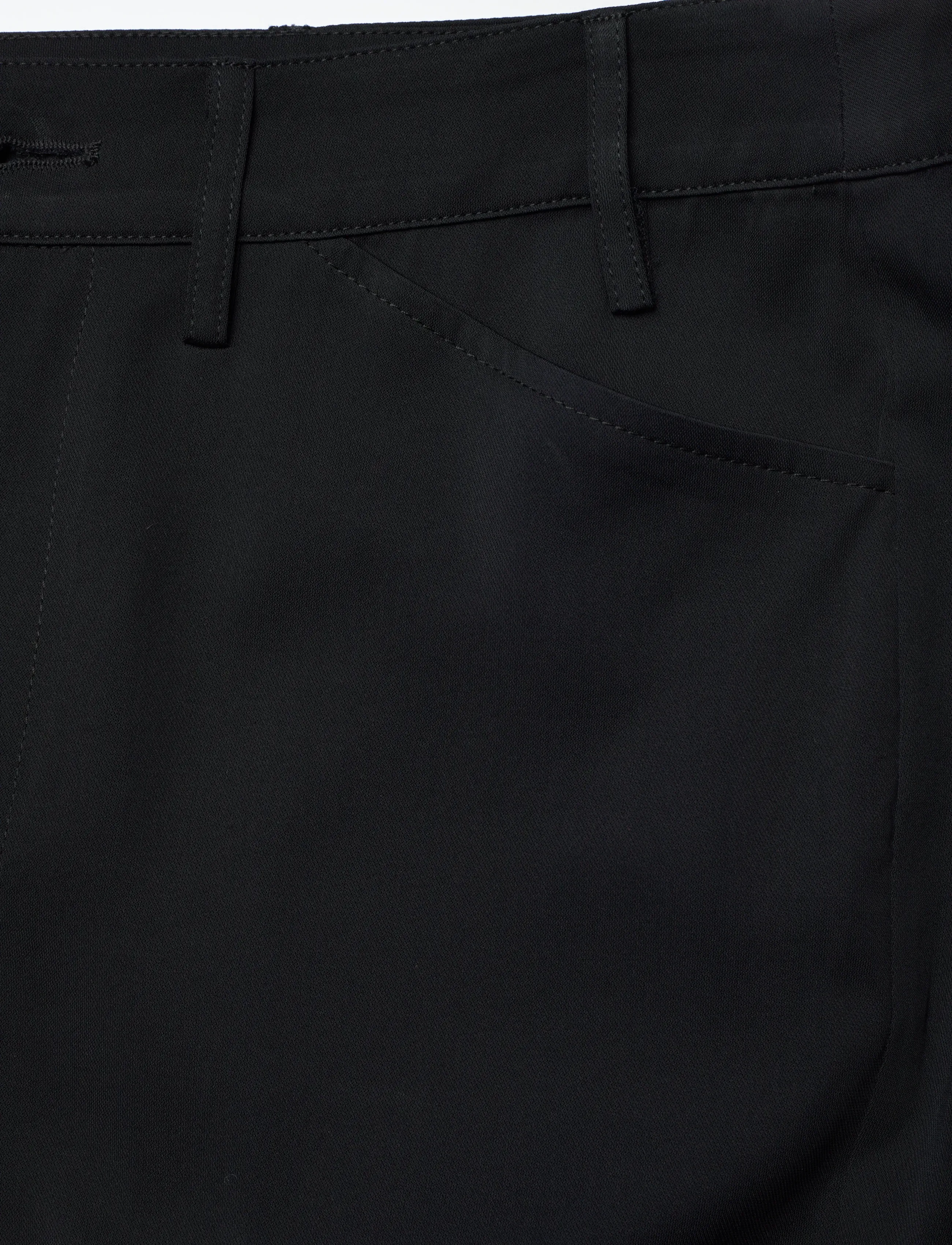Naja Lauf - CYNTHIA PANTS DENSE STRETCH - bukser med smalle ben - black - 3