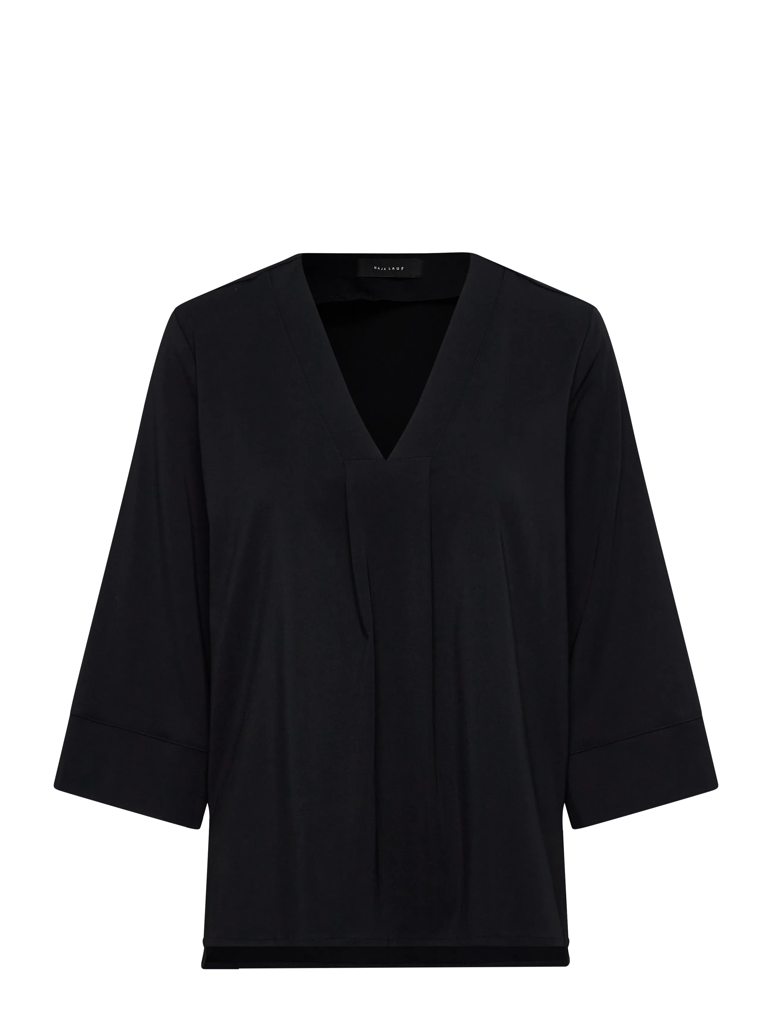 Naja Lauf ROSEMARIE BLOUSE DENSE STRETCH - Naja Lauf - BLACK / black