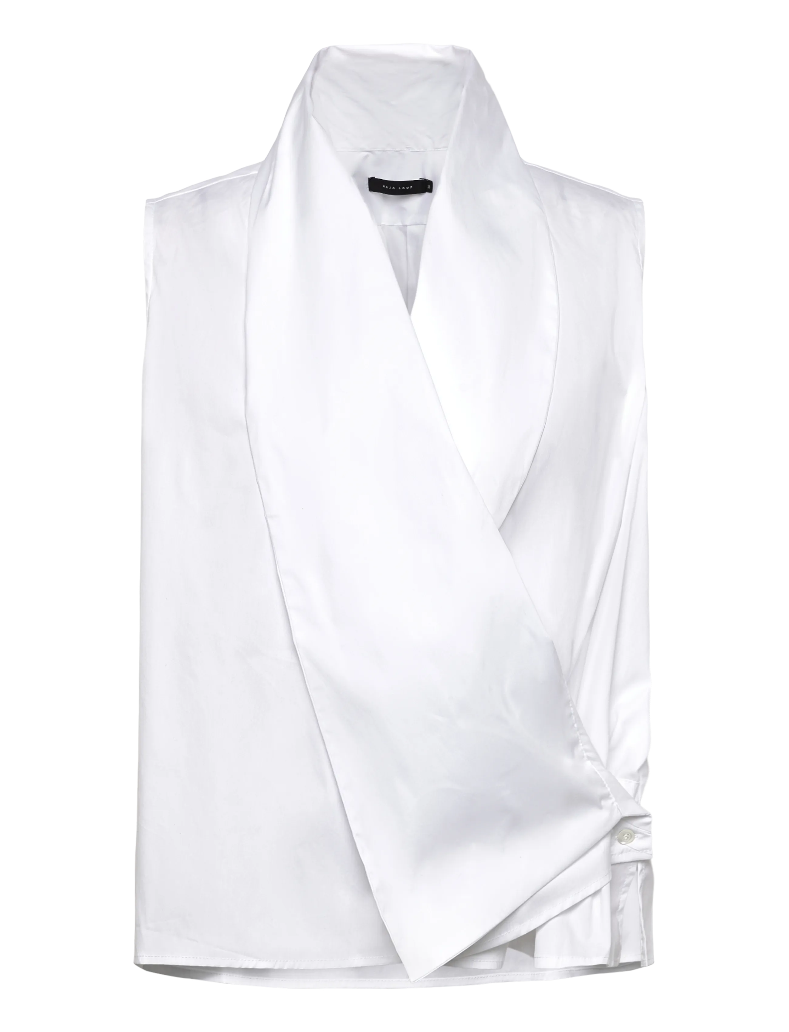 Naja Lauf SHALOM TOP FANCY POPLIN - Ærmeløse bluser - WHITE / white