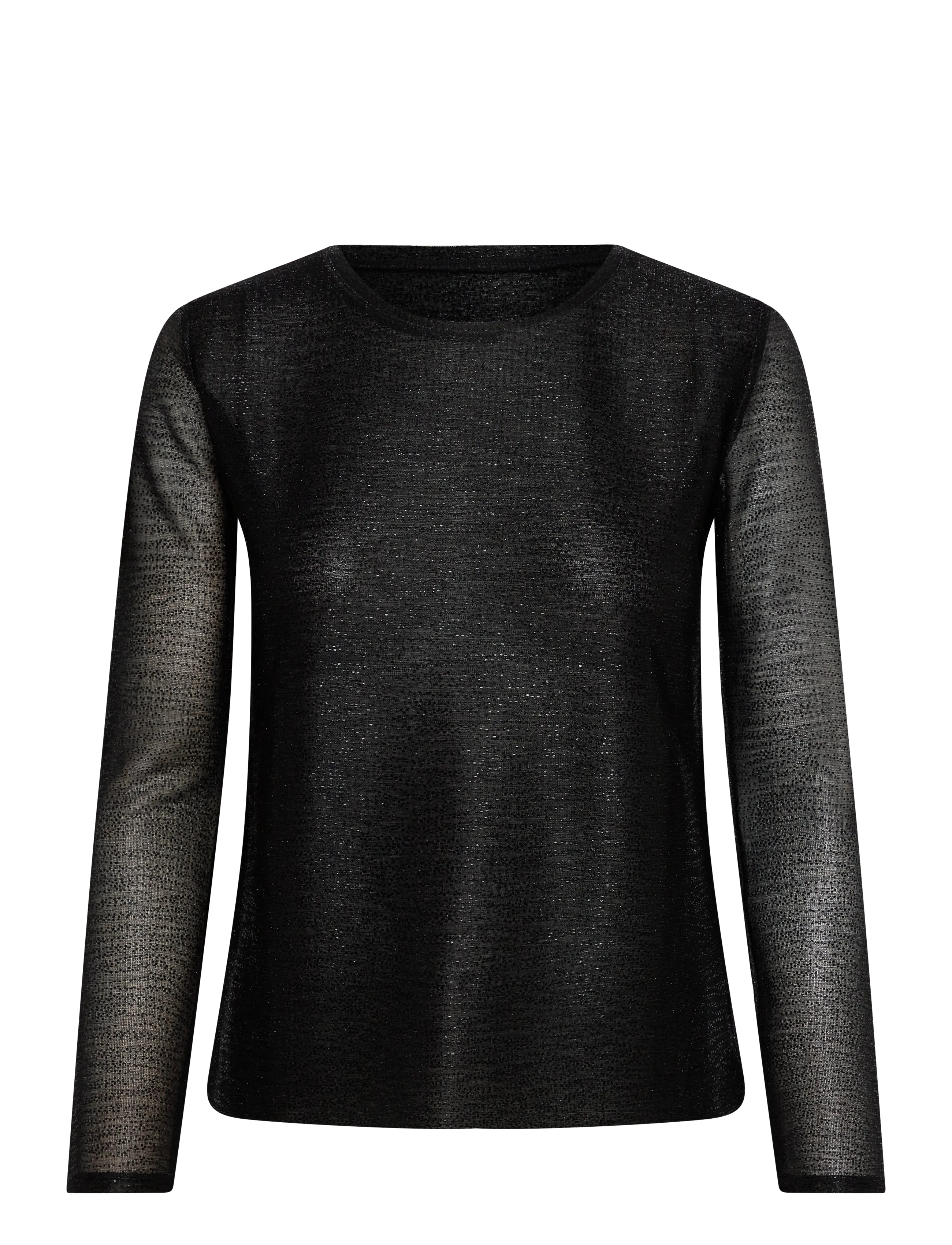 NAJA LAUF Ying T-Shirt Schwarz Glitter Schwarz - XS - Damen