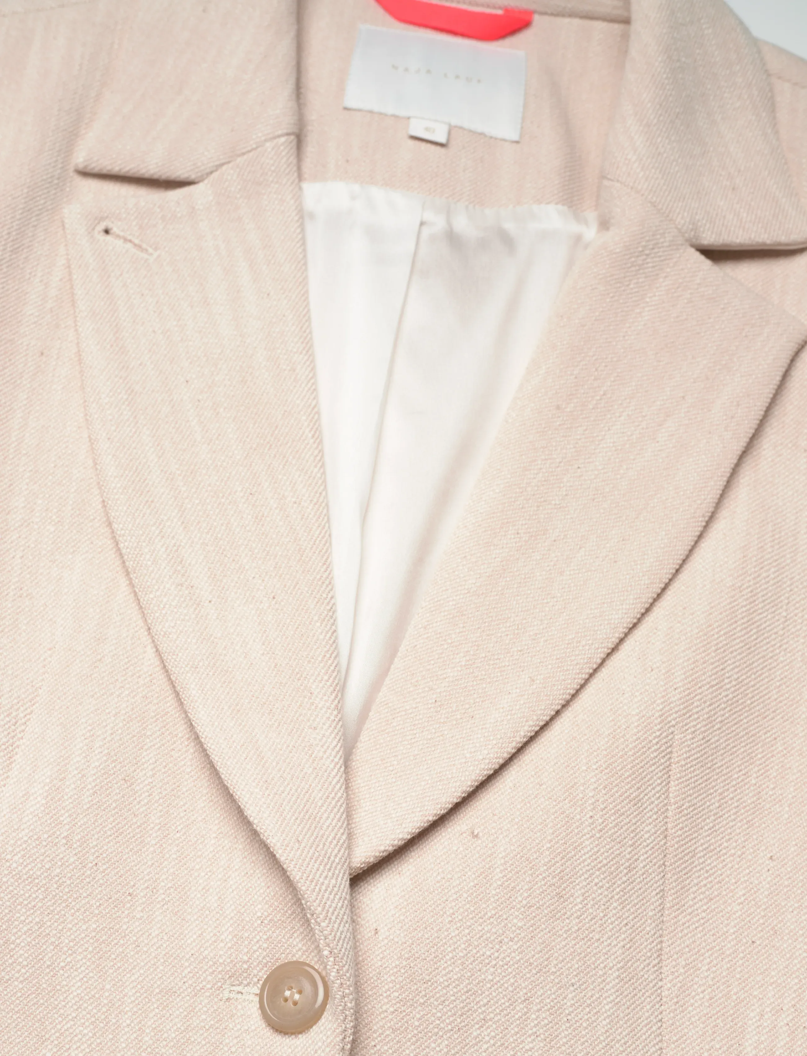 Naja Lauf - CAROLINE BLAZER ROUGH 2-TONE - beige - 2