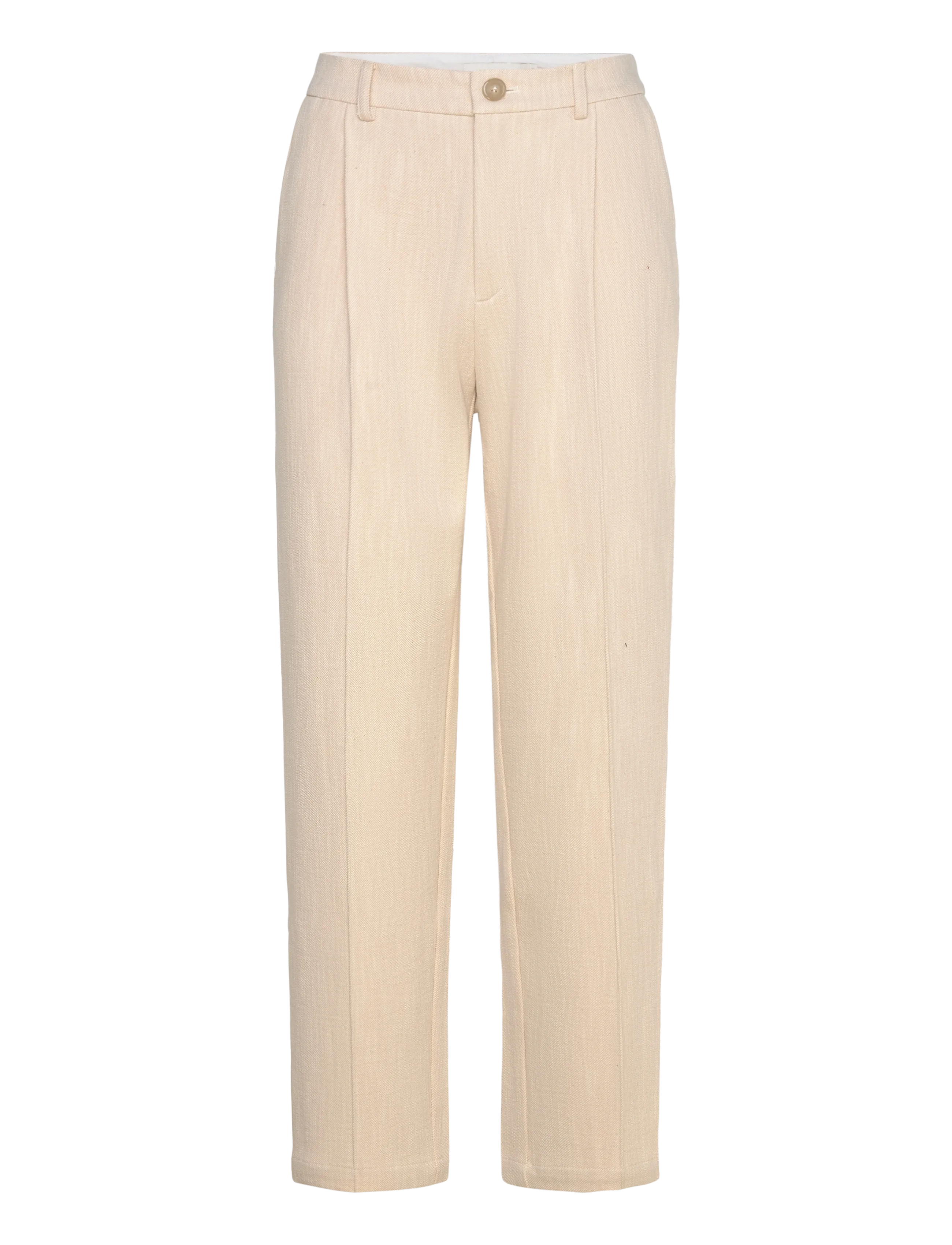 Naja Lauf ELIN PANTS ROUGH 2-TONE - Naja Lauf - BEIGE / beige