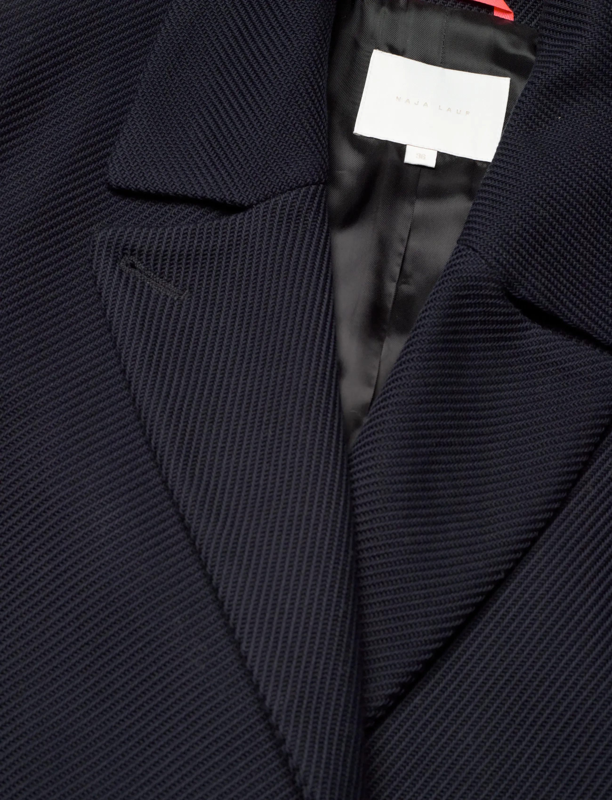 Naja Lauf - LORETTA COAT BIG DIAGONAL - leichte mäntel - dark navy - 2