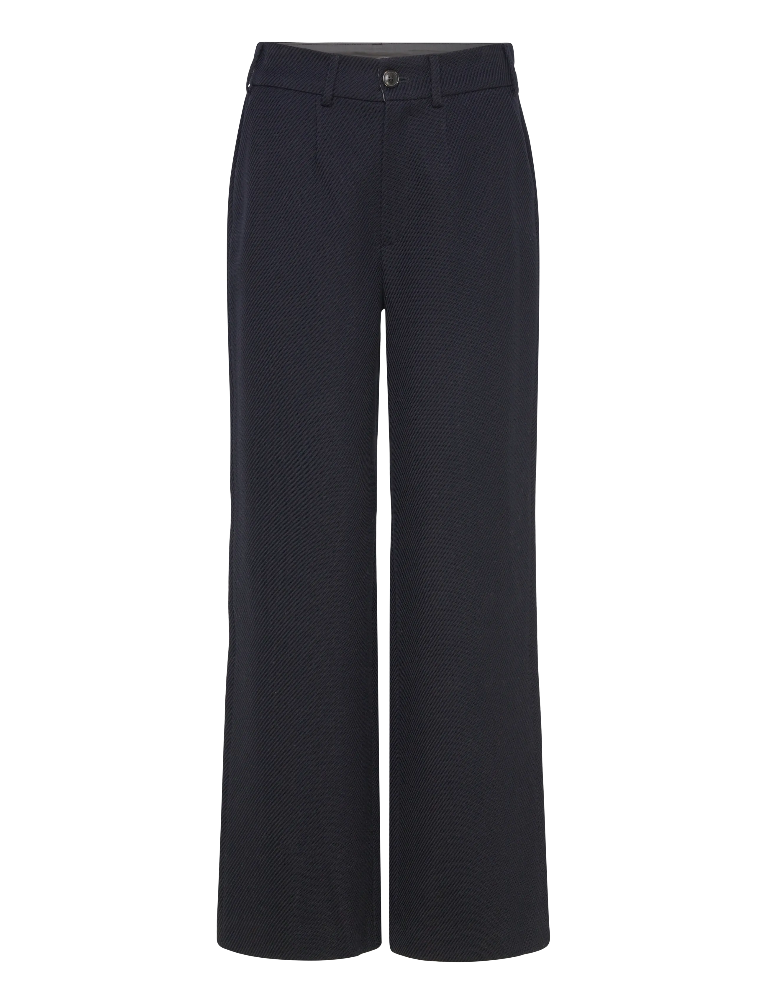Naja Lauf CATH PANTS BIG DIAGONAL - Formell - DARK NAVY / navy