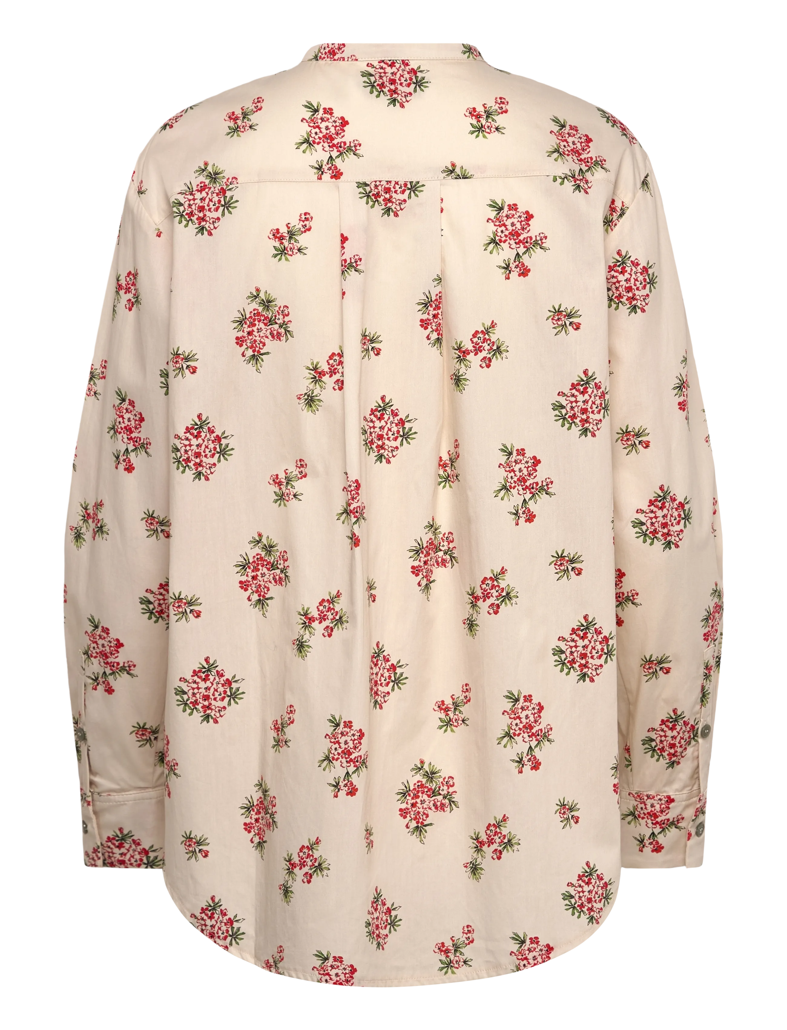 Naja Lauf - ANETTA SHIRT VINTAGE FLOWER - langärmlige hemden - off-white - 1
