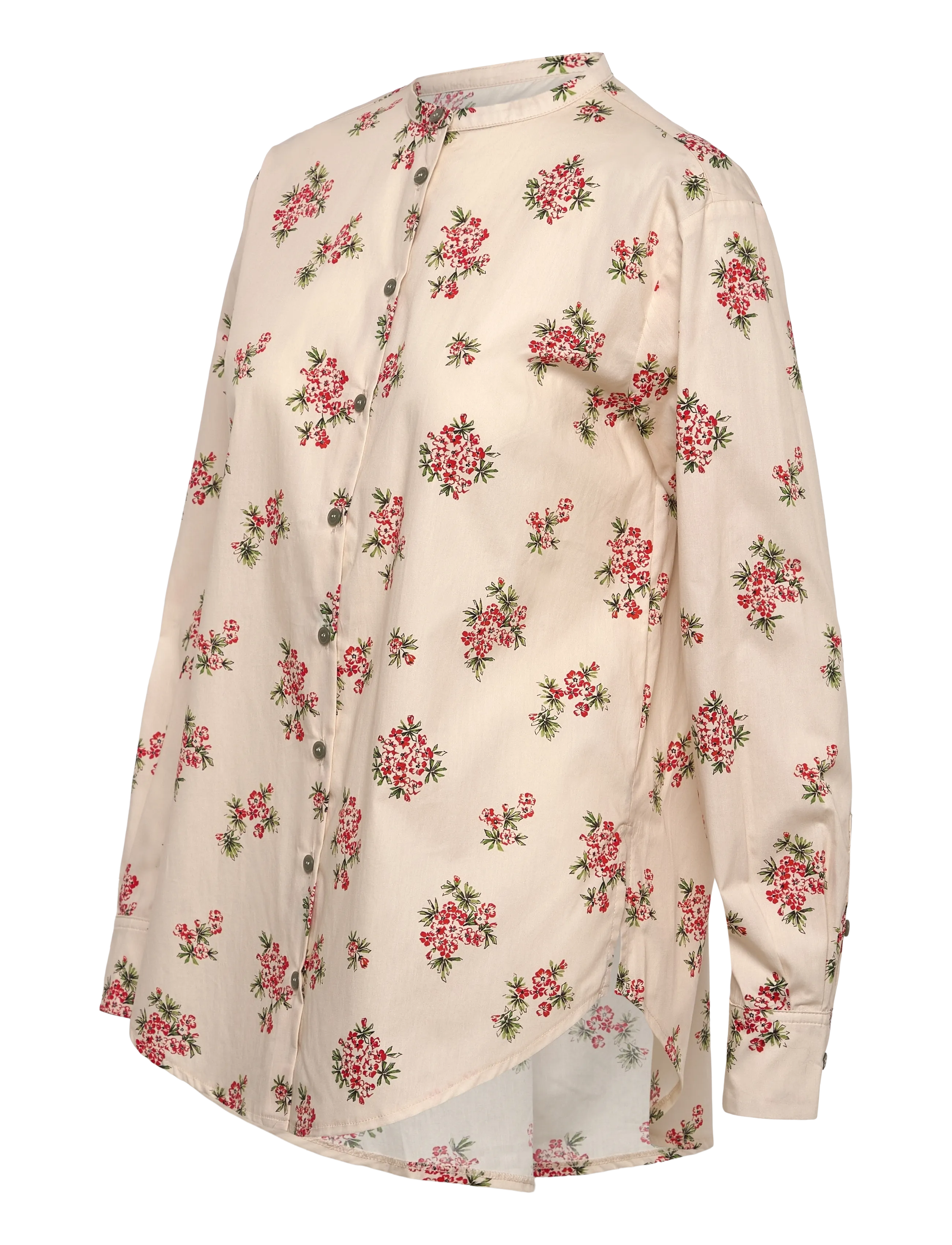 Naja Lauf - ANETTA SHIRT VINTAGE FLOWER - langärmlige hemden - off-white - 2