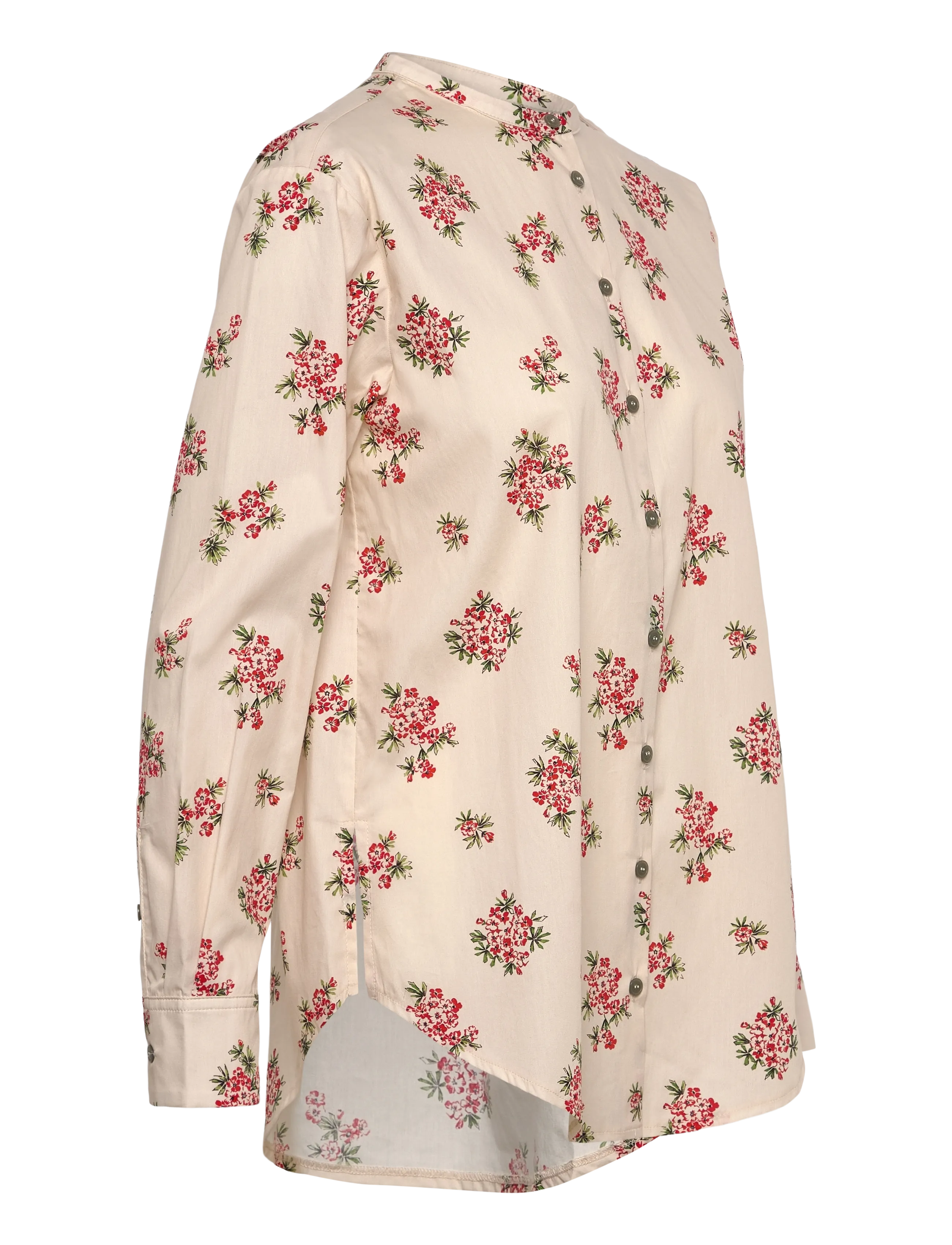 Naja Lauf - ANETTA SHIRT VINTAGE FLOWER - langärmlige hemden - off-white - 3
