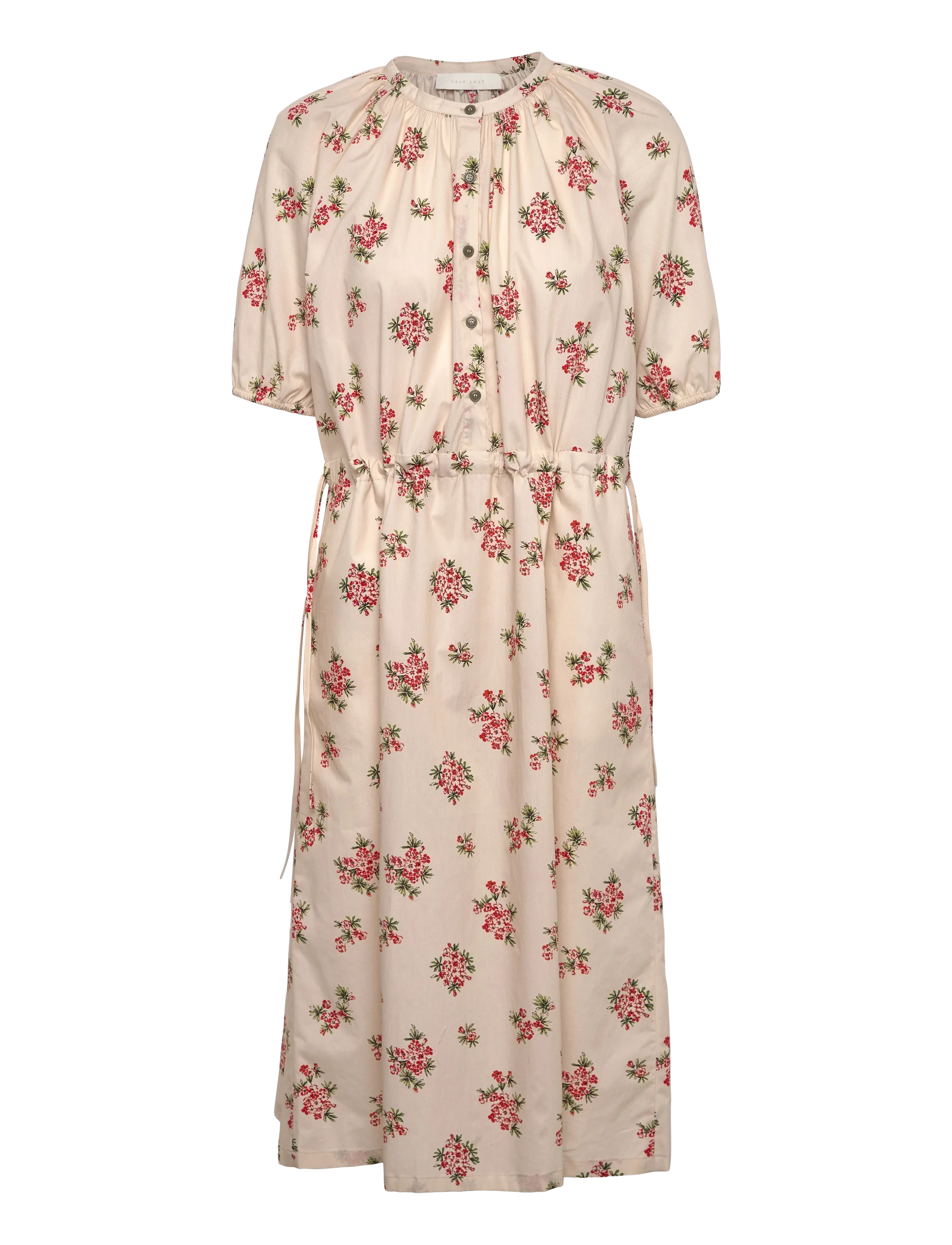 NAJA LAUF Cornelia Kleid Vintage Flower Cream - 34 - Damen