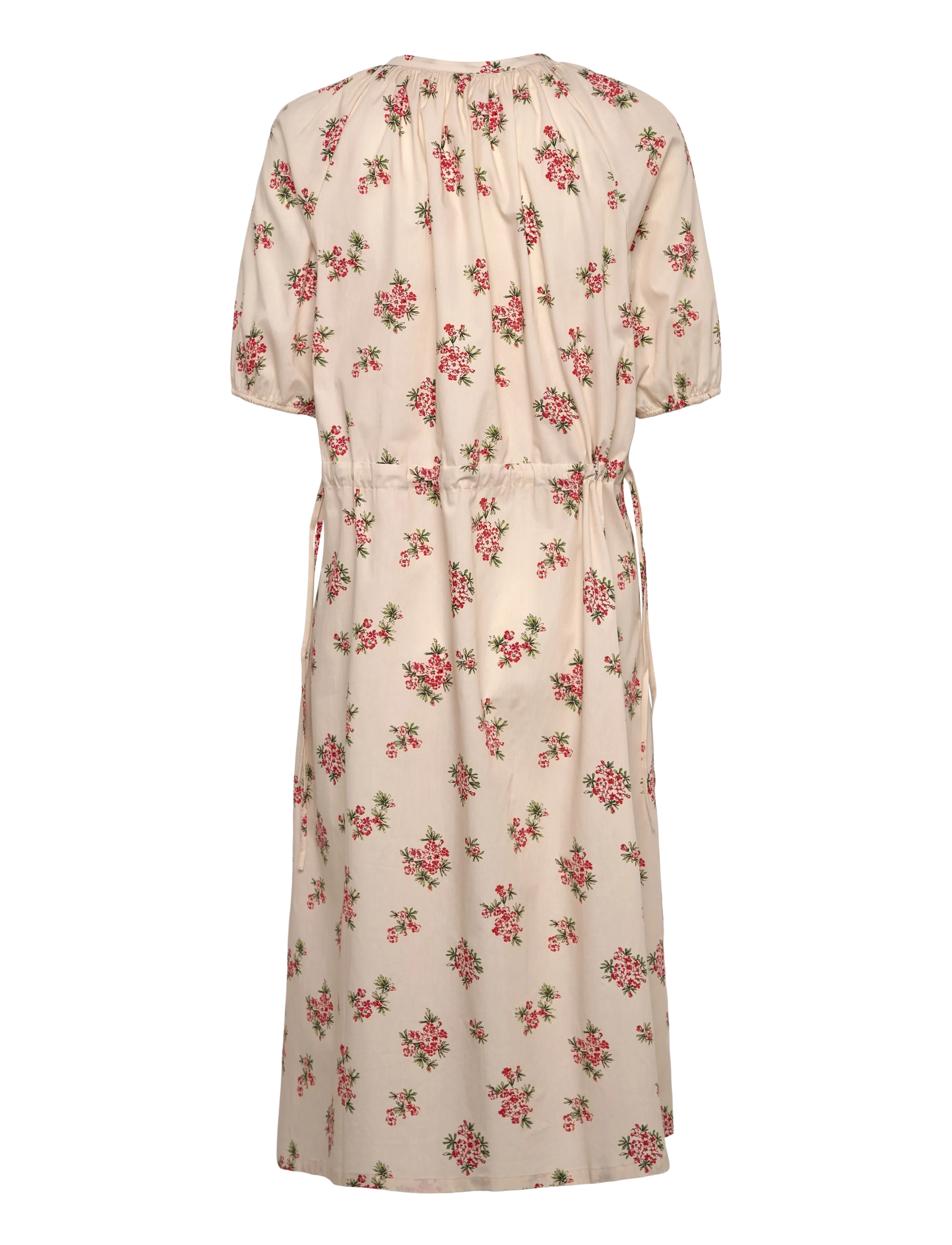 Naja Lauf - CORNELIA DRESS VINTAGE FLOWER - midi kjoler - off-white - 1