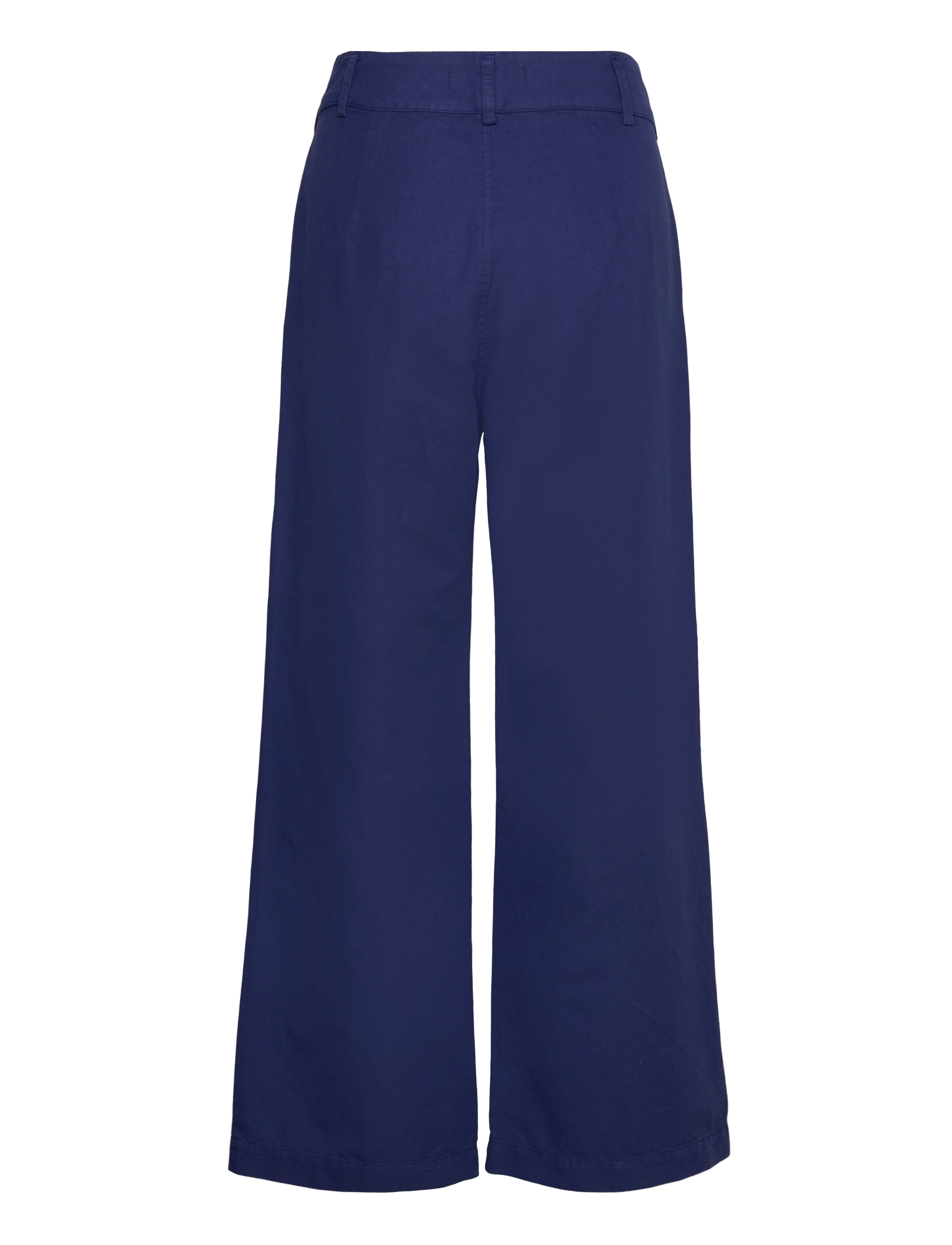 Naja Lauf - MIMMIE PANTS COTTON LINEN - bukser med brede ben - ink - 1