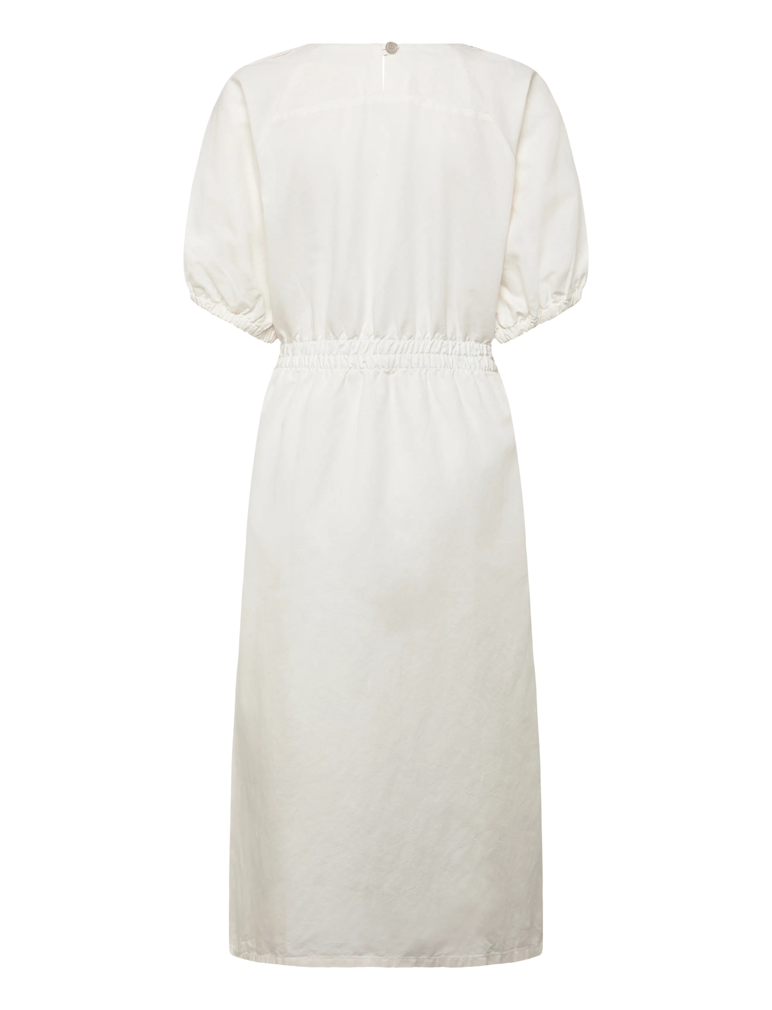 Naja Lauf - PUK DRESS COTTON LINEN - midikleidid - egg - 1