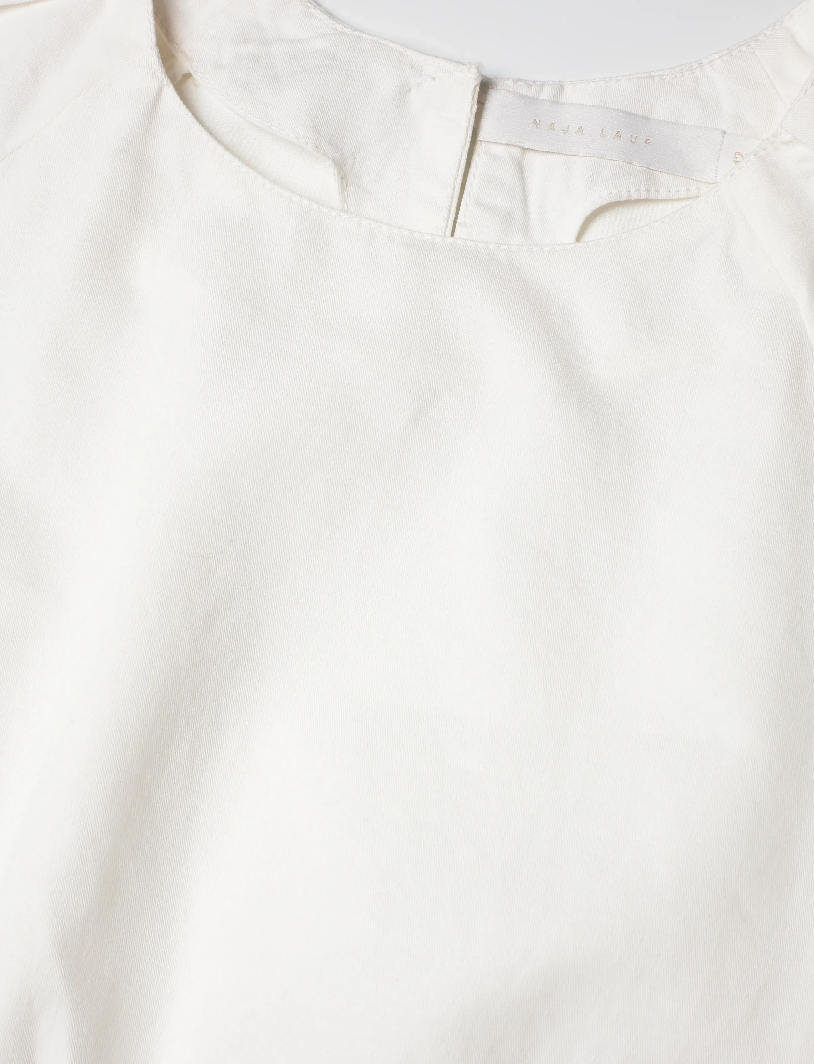 Naja Lauf - PUK DRESS COTTON LINEN - midikleidid - egg - 2