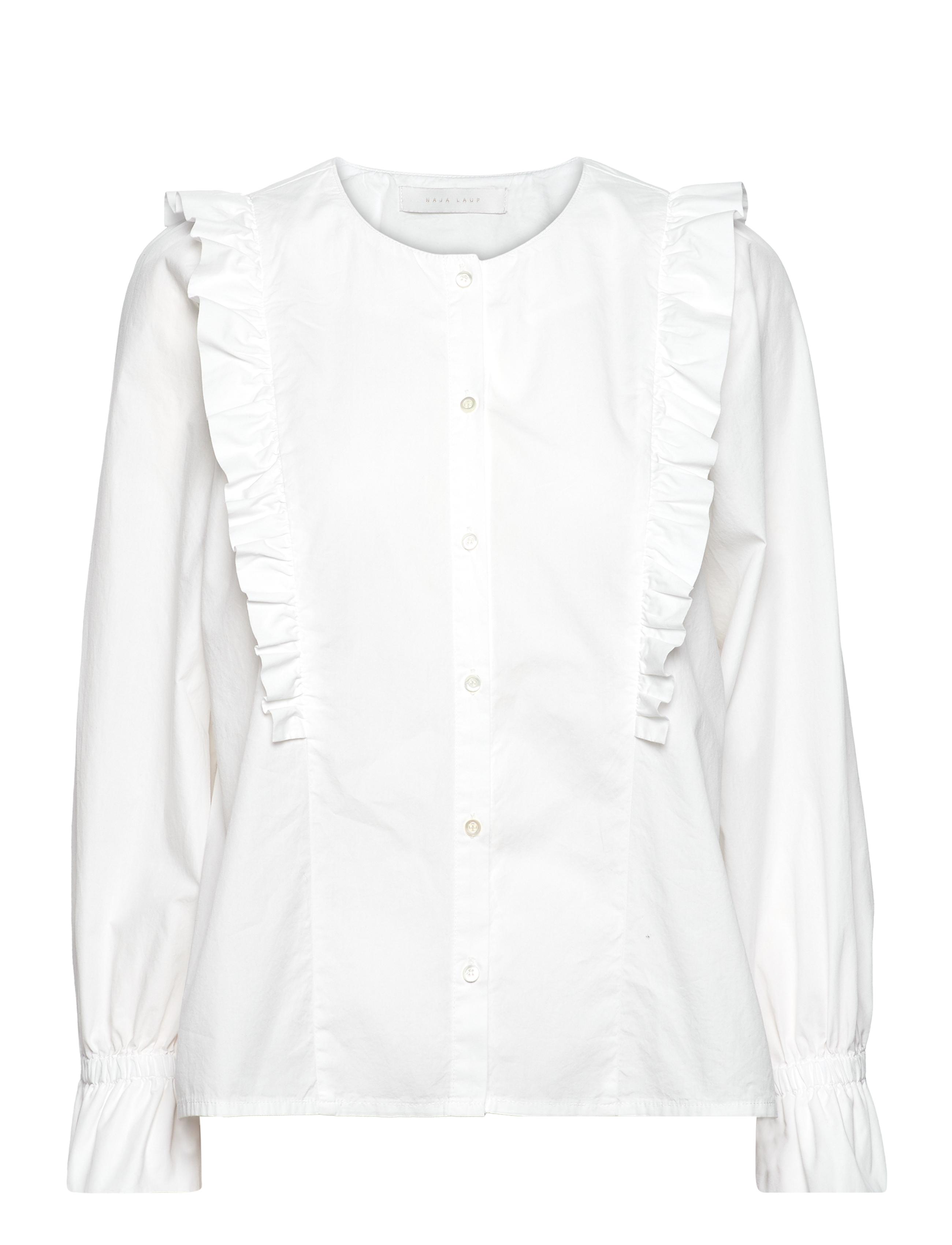 Naja Lauf BELINDA BLOUSE PAPER TOUCH - Naja Lauf - EGG / white