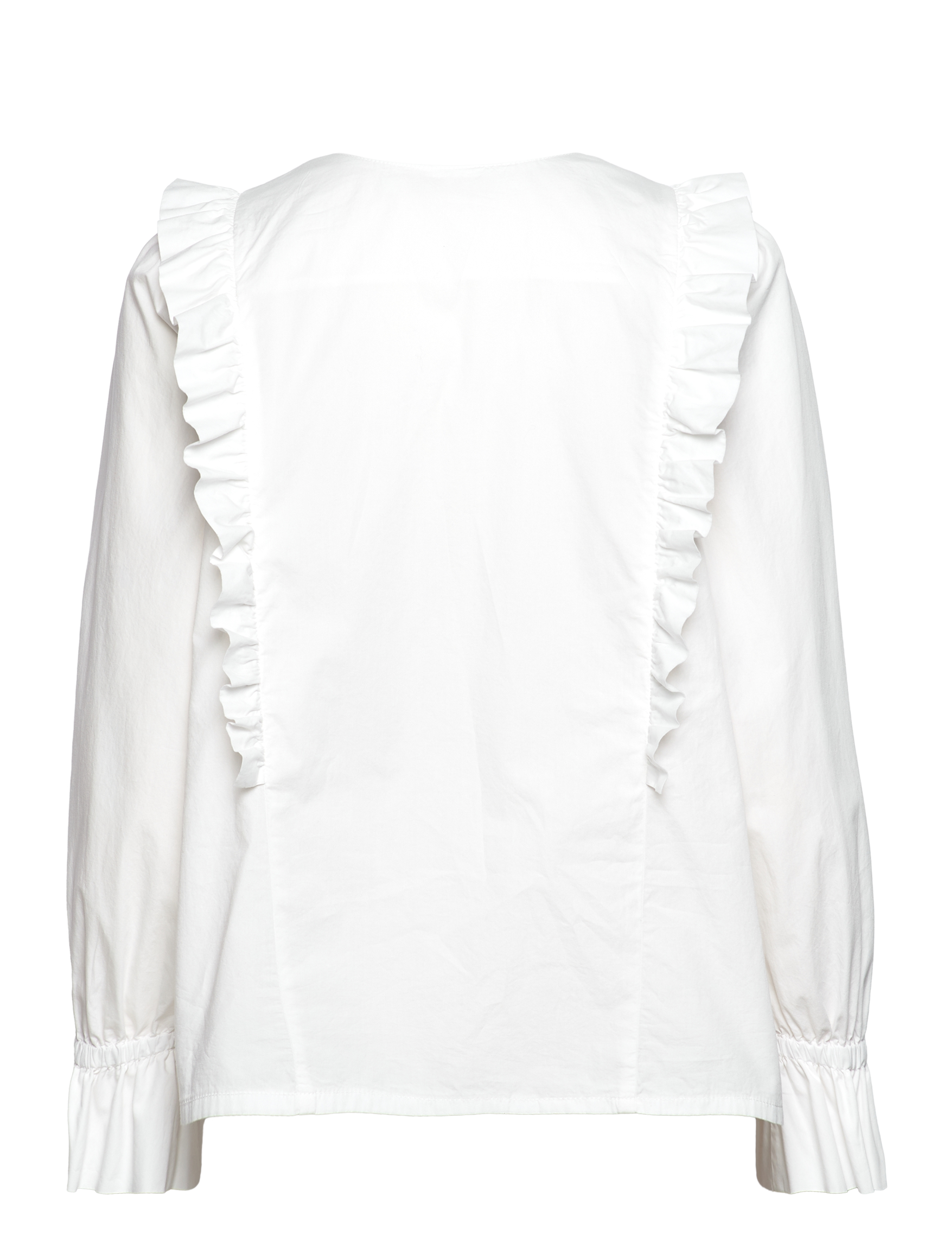 Naja Lauf - BELINDA BLOUSE PAPER TOUCH - langærmede bluser - egg - 1